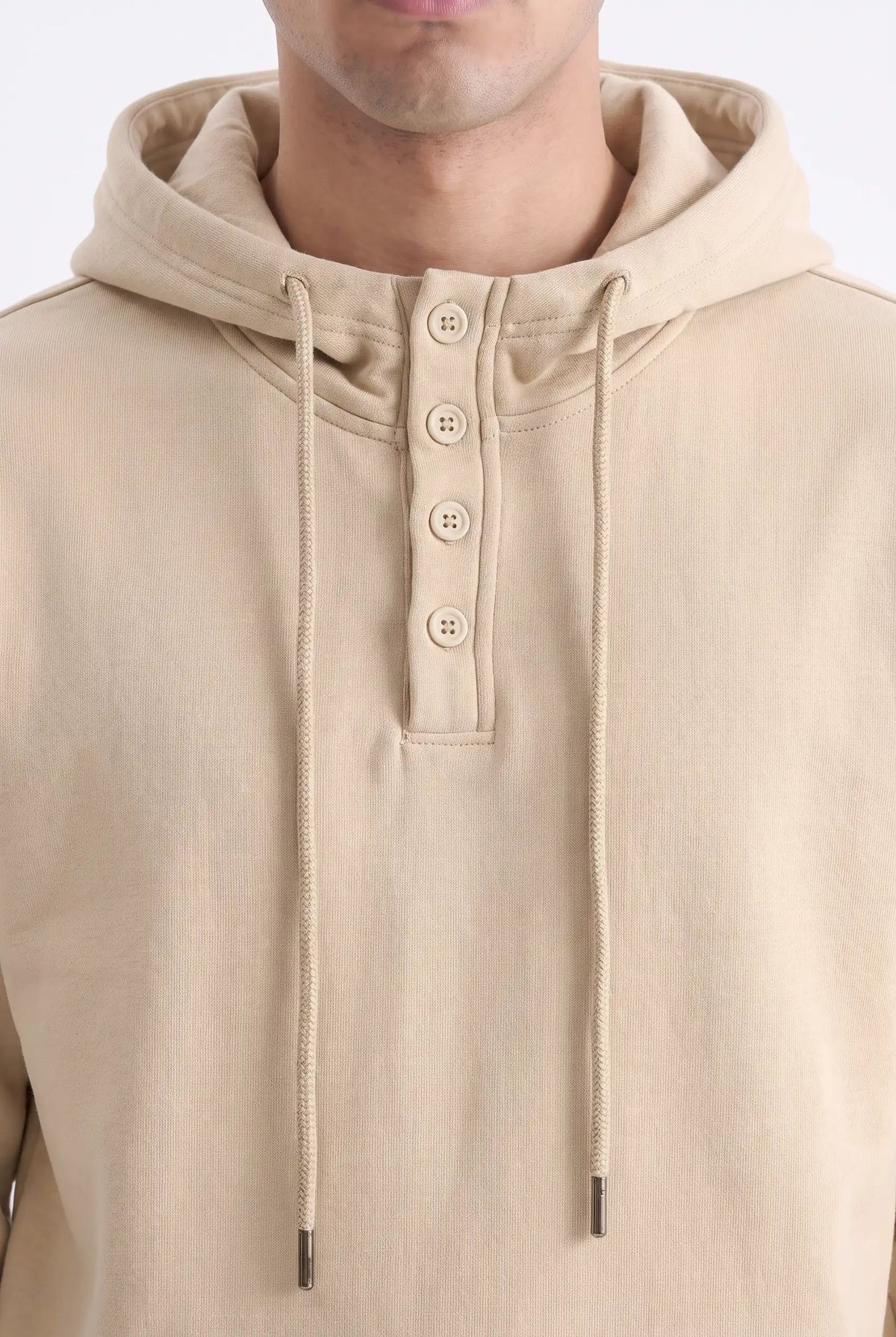PLACKET SKIN HOODIE