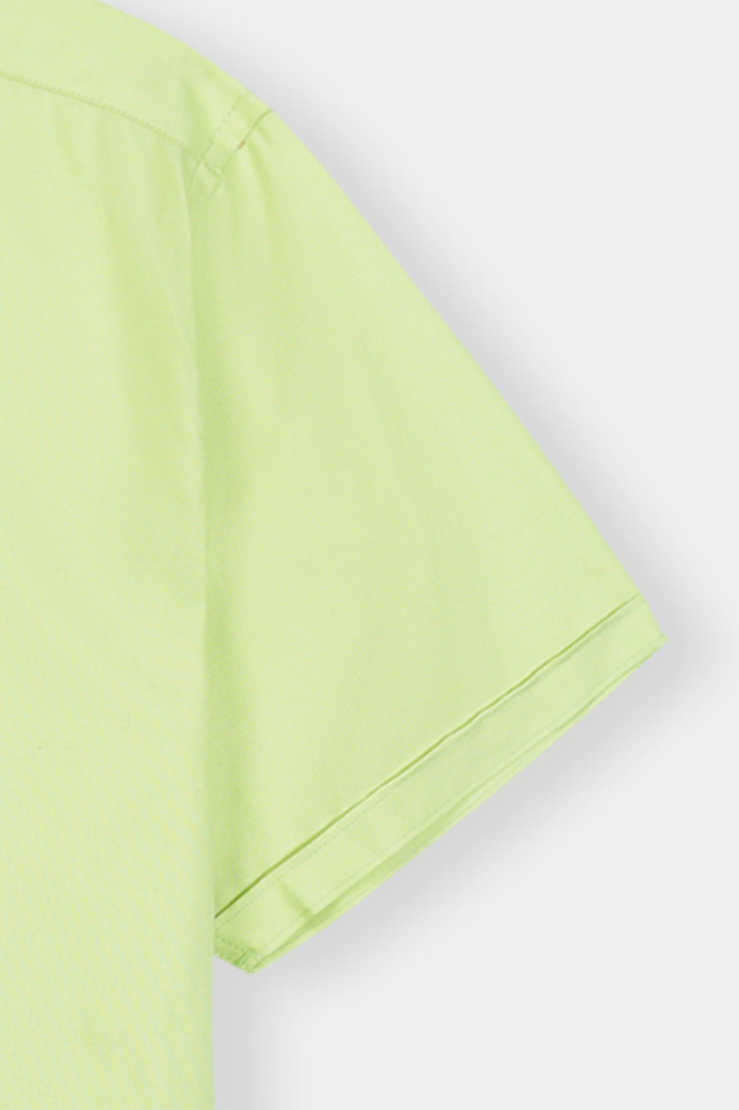 Men's Vibrant Green Short Sleeve Button-Down Shirt Reality