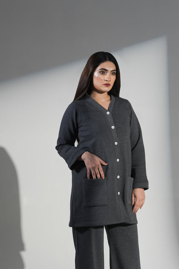 CARDIGAN DARK BLUE WITH BOTTOM Reality