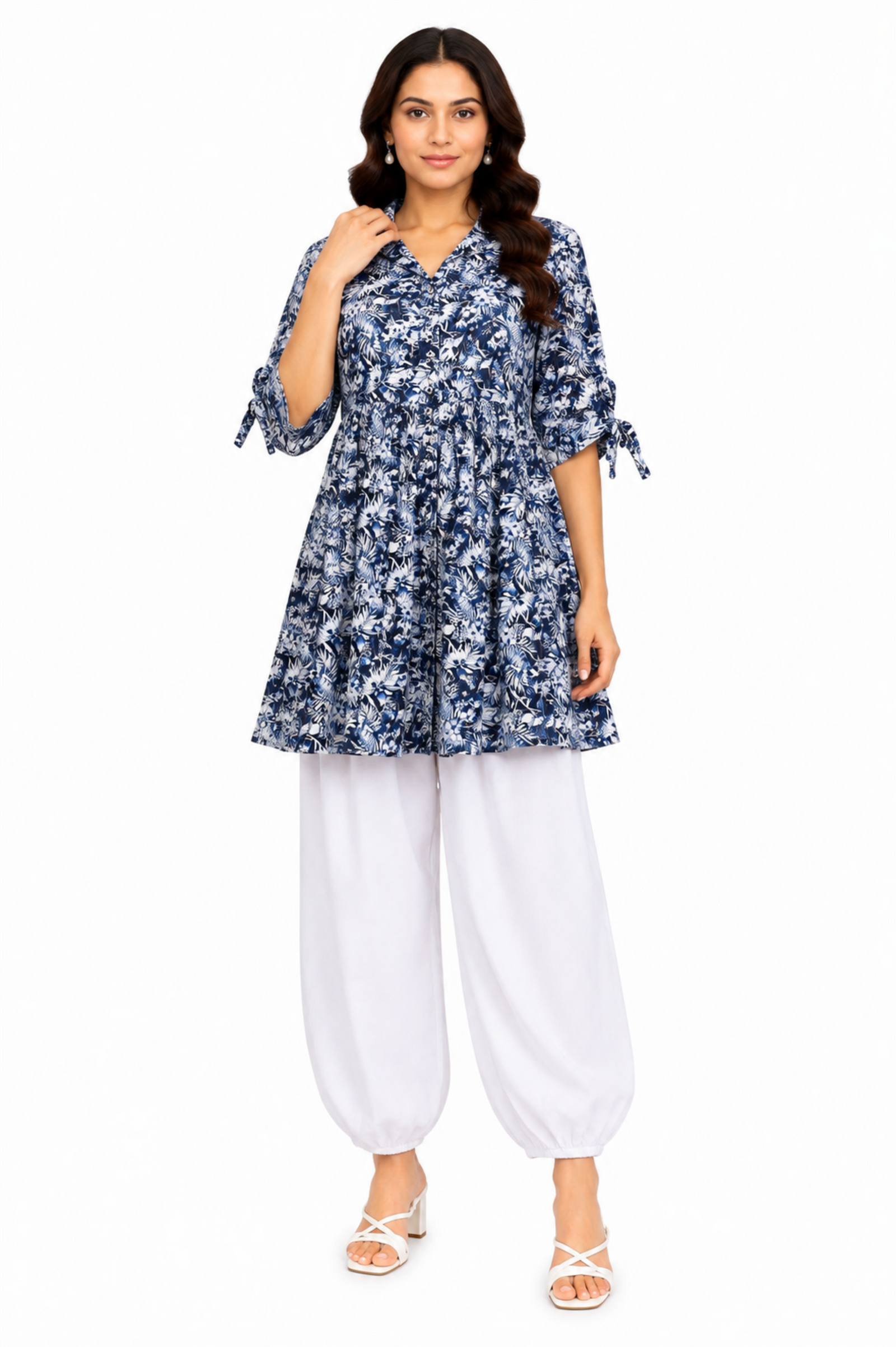LADIES NAVY TOP Reality