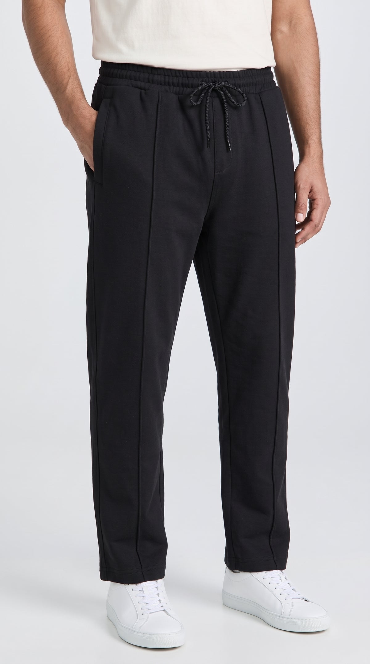 TERRY TAPERED black TROUSER Reality