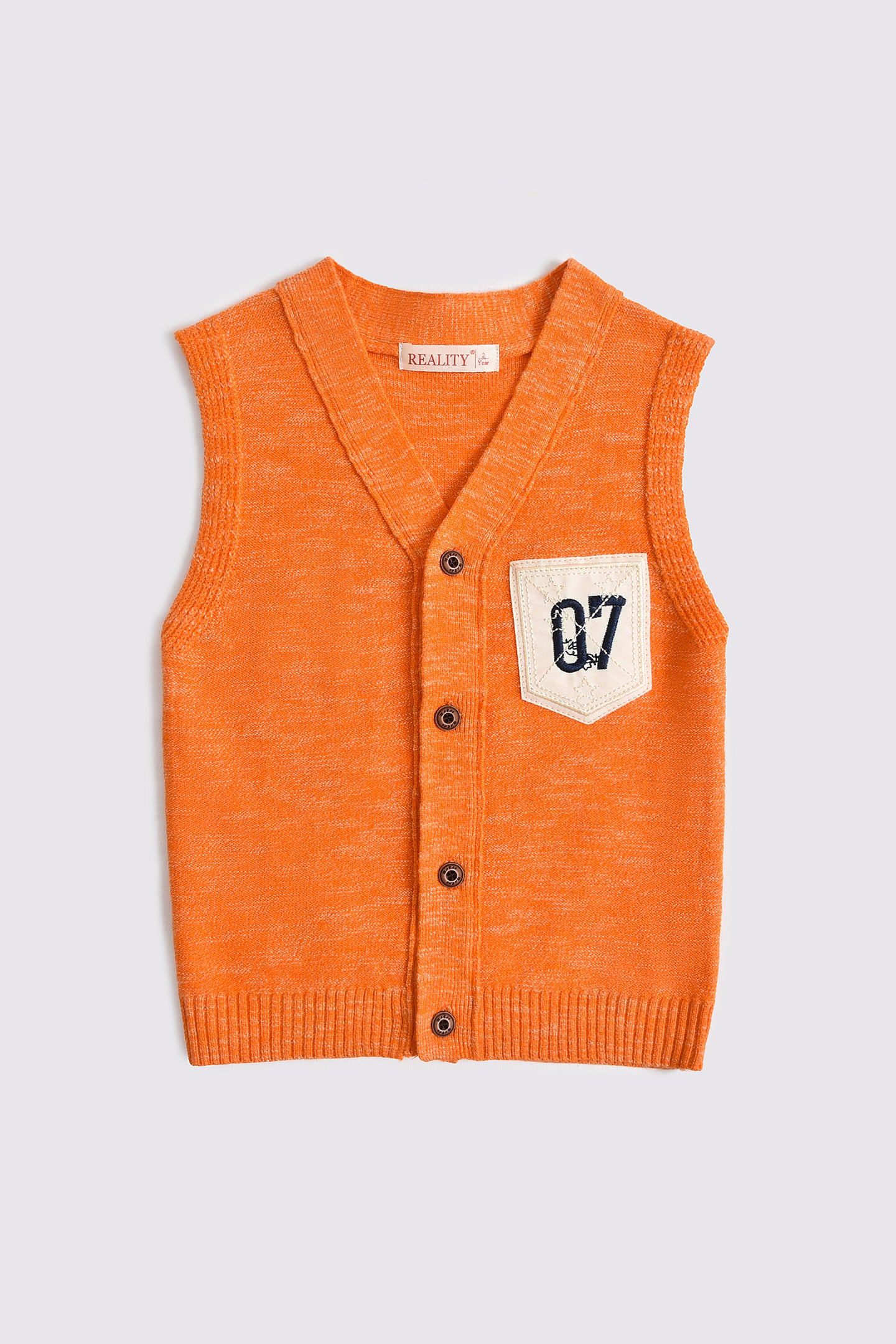 Classic Orange Cardigan Reality