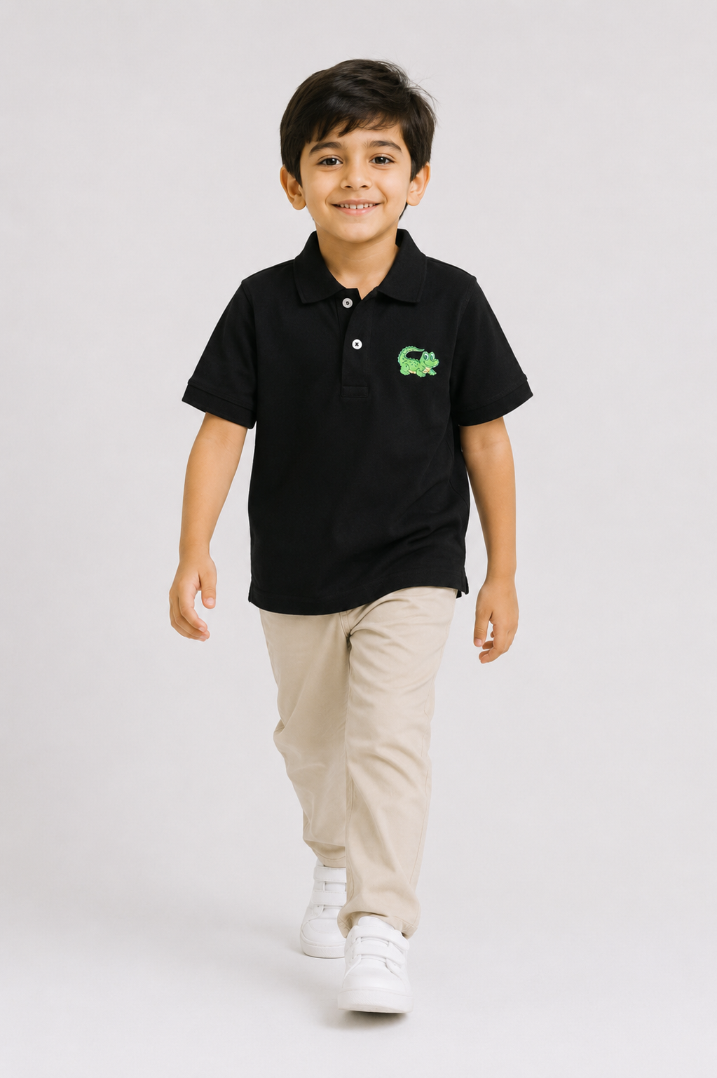 Boy Black Polo Reality