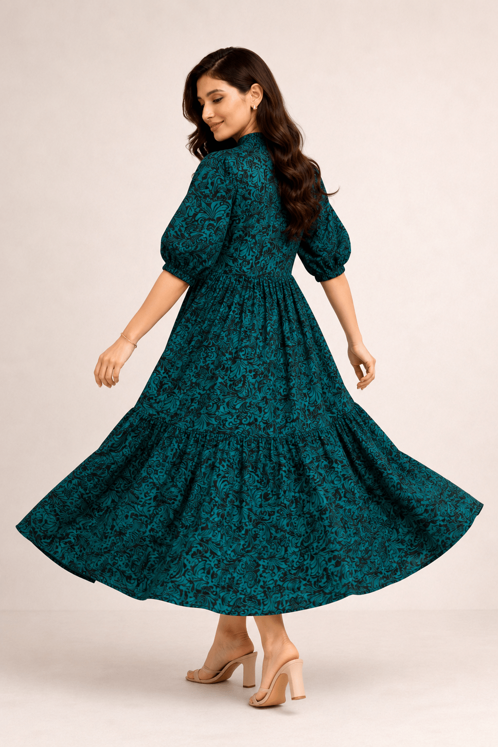 EMERALD SERENITY GREEN FROCK Reality