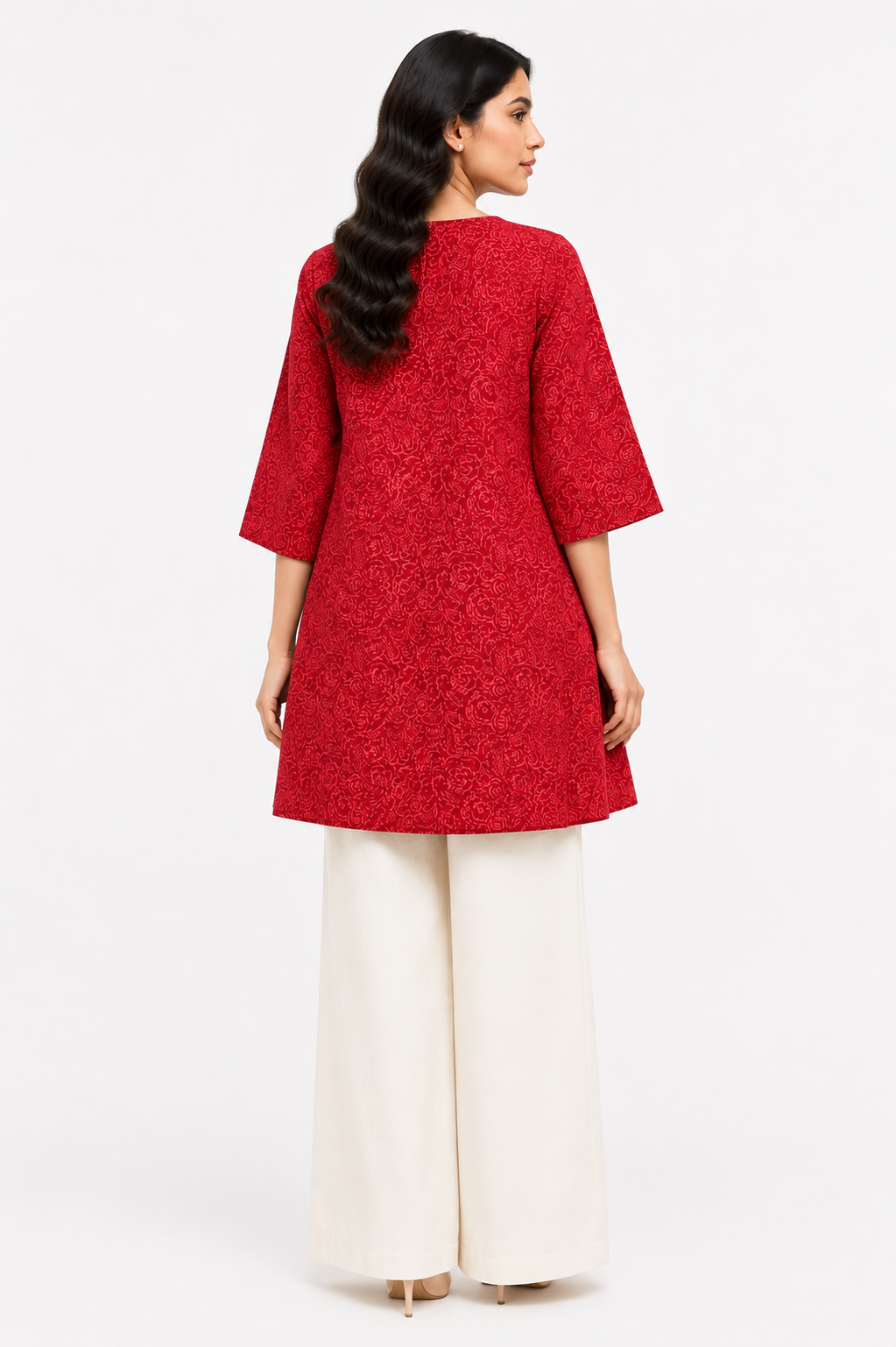 RED SCARLET SYMPHONY FROCK