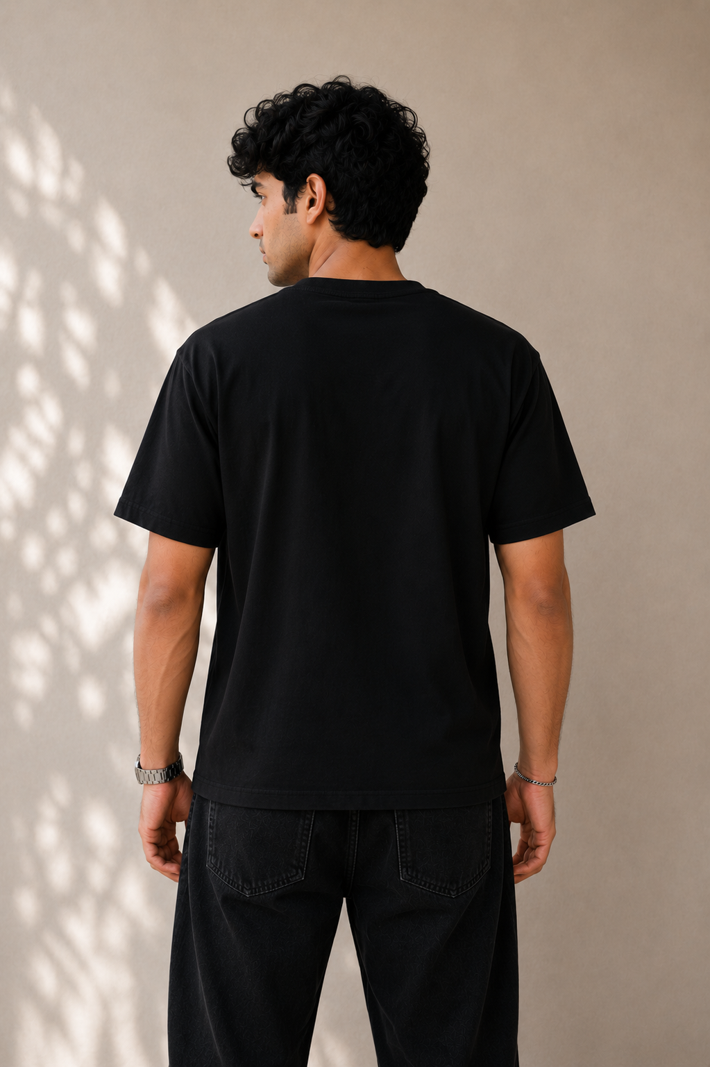 MEN BLACK T-SHIRT Reality