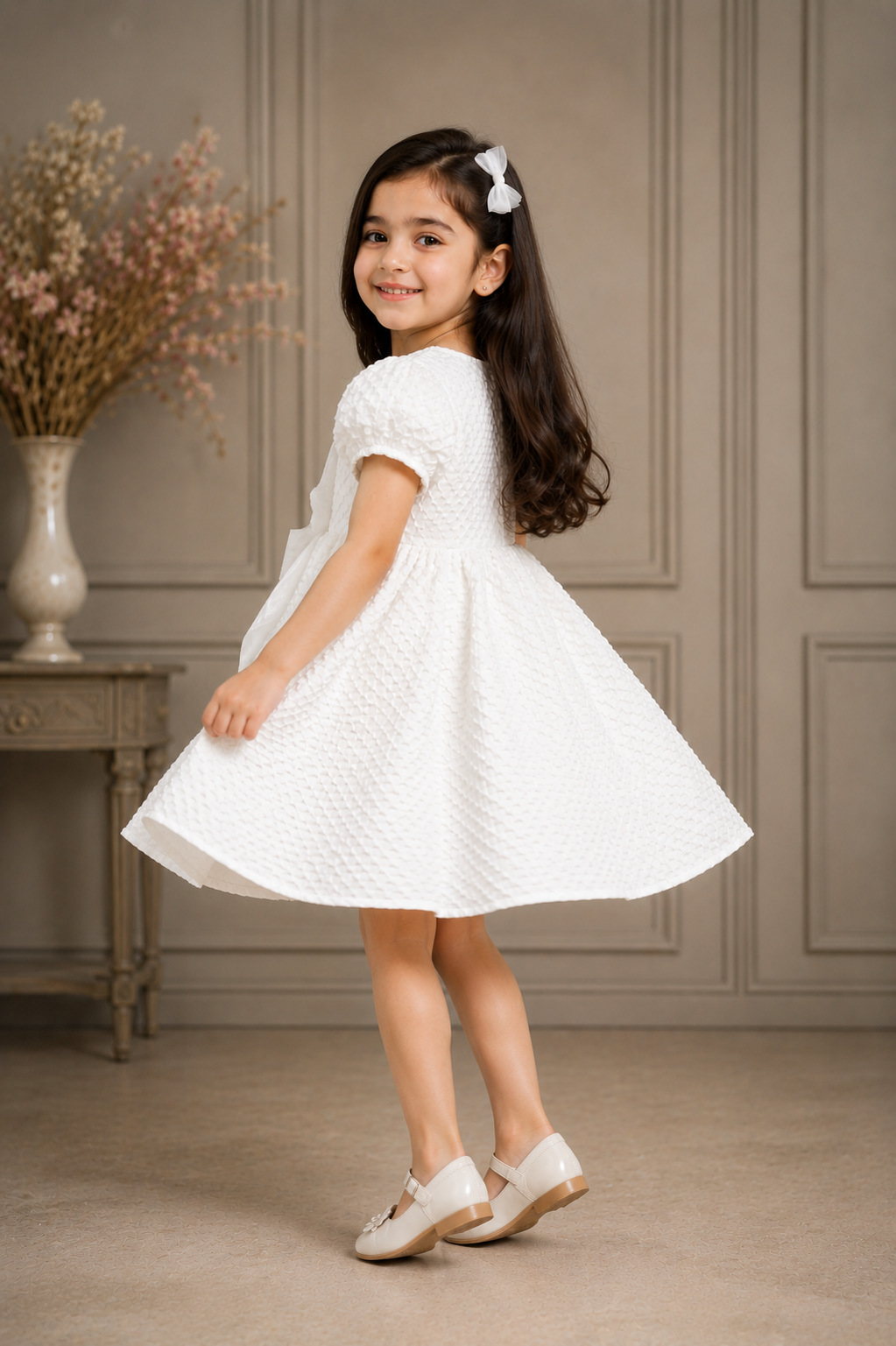 GIRLS WHITE FROCK Reality