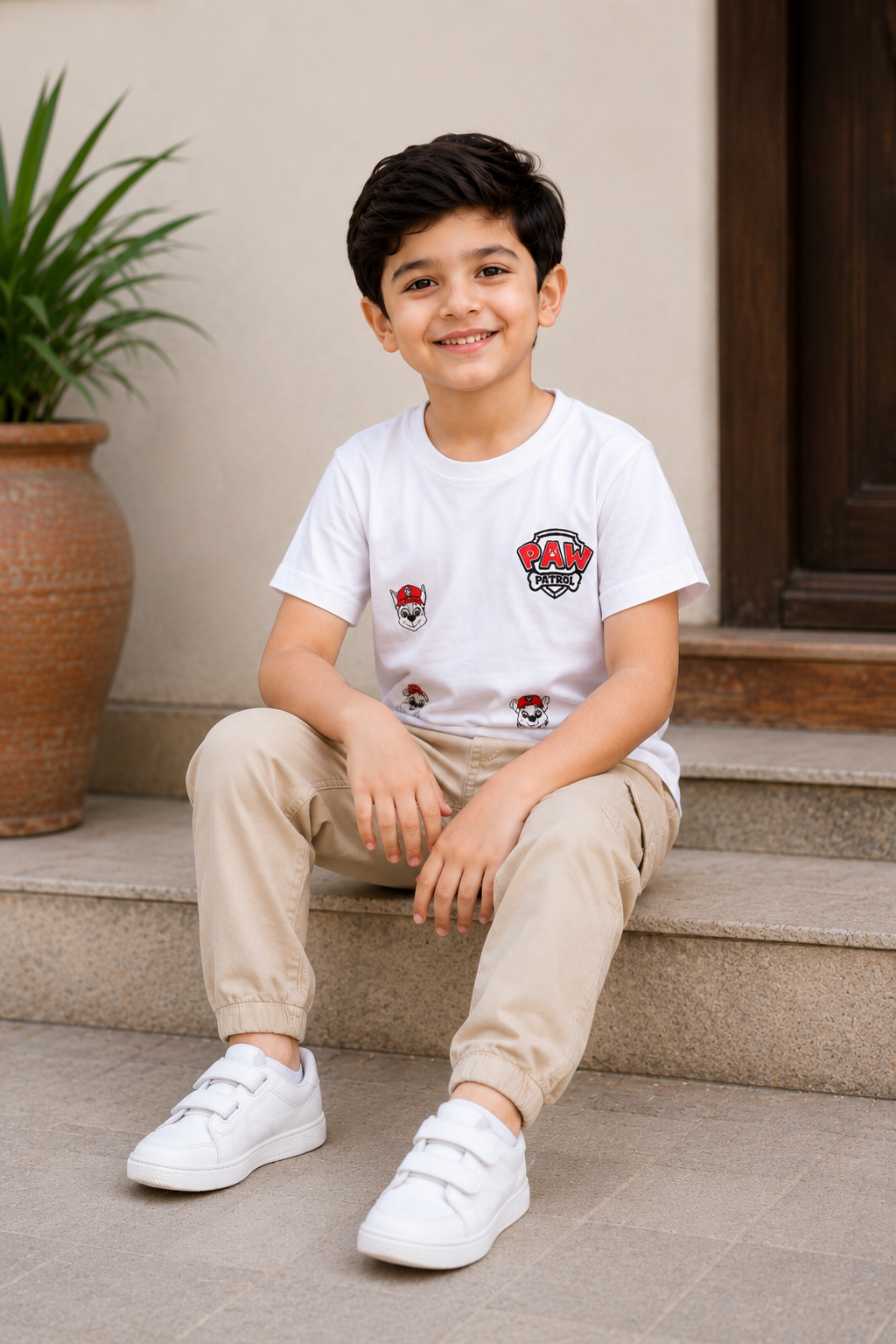 Boys WHITE T-SHIRT Reality