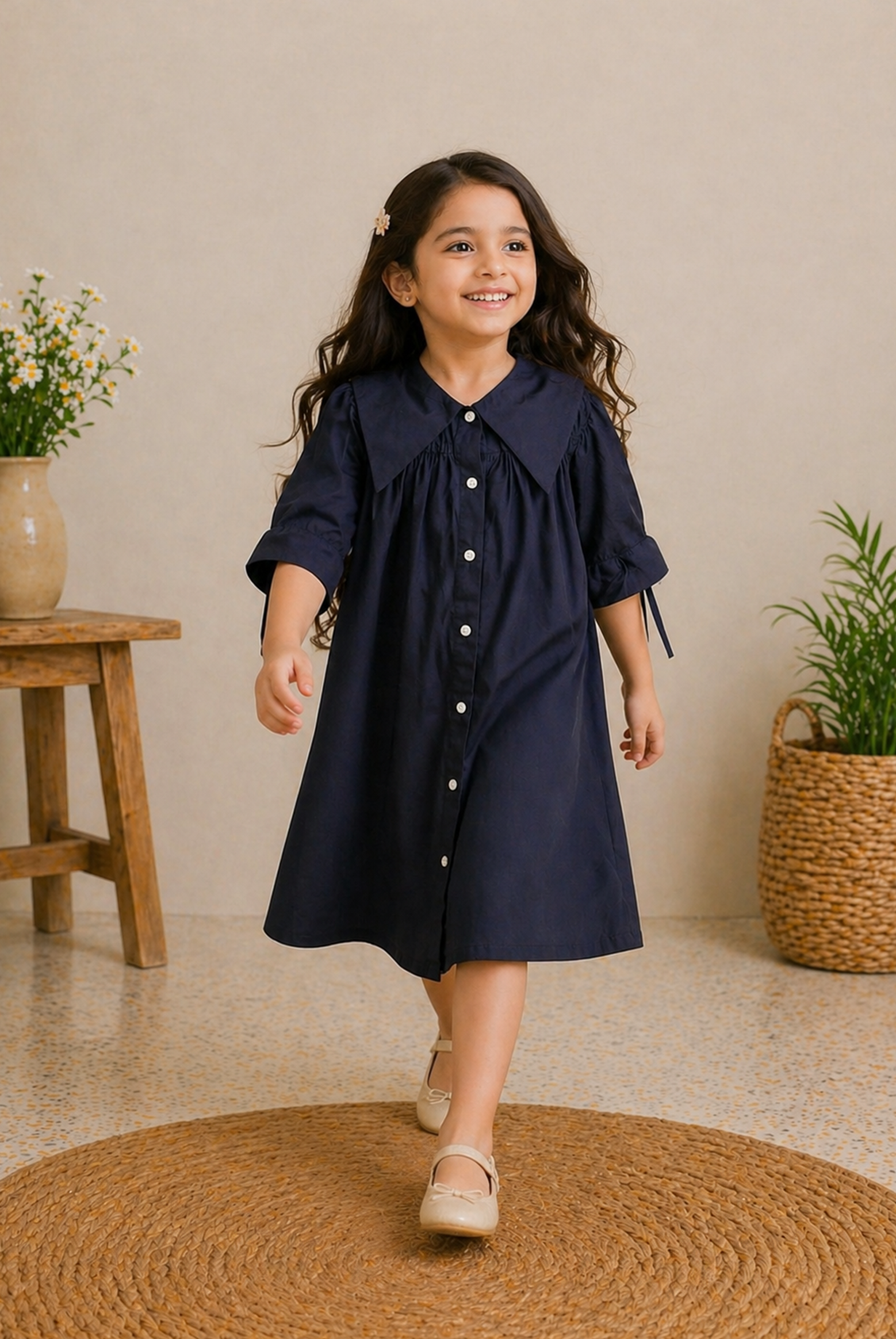 GIRLS NAVY FROCK Reality