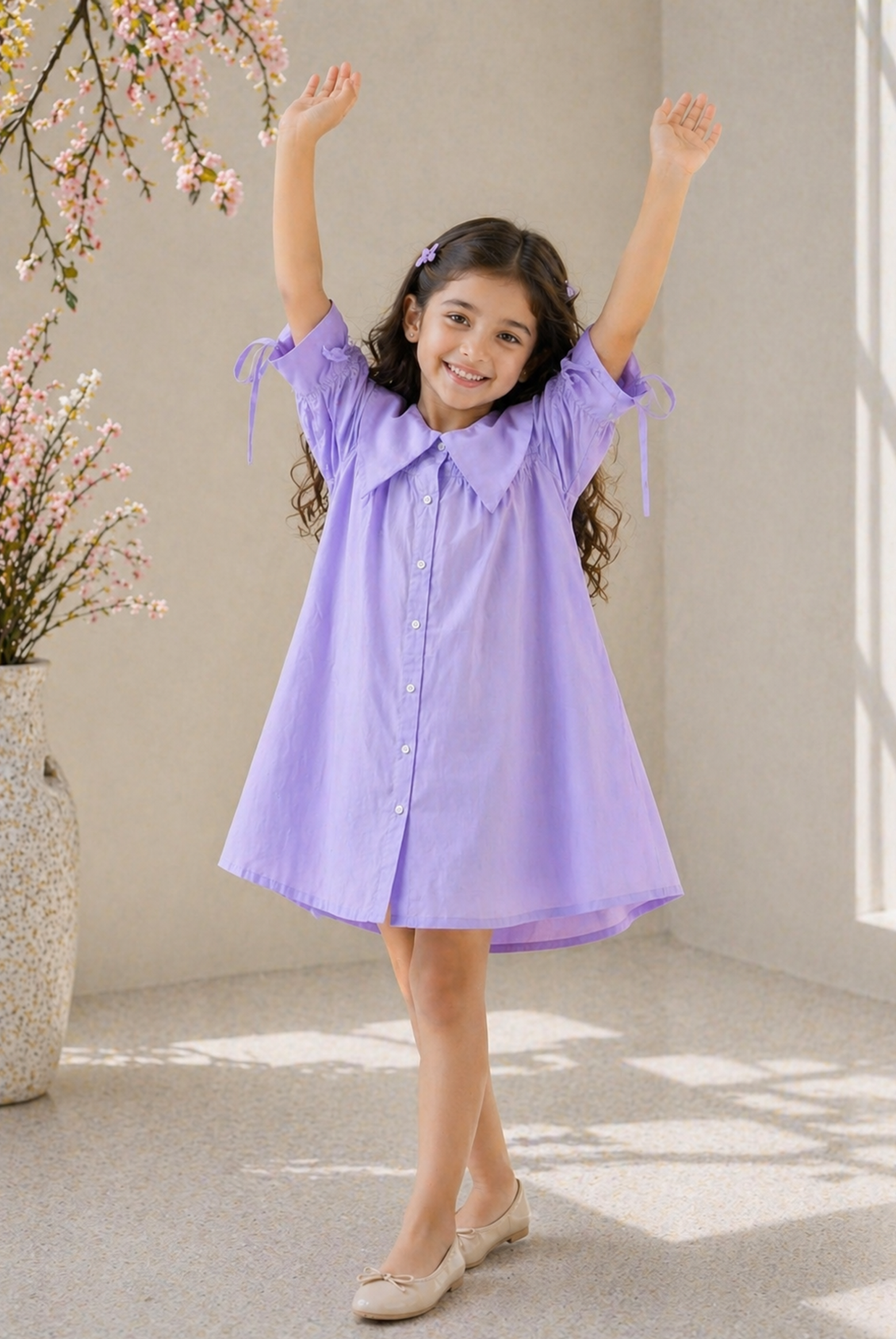 GIRLS PURPLE FROCK Reality