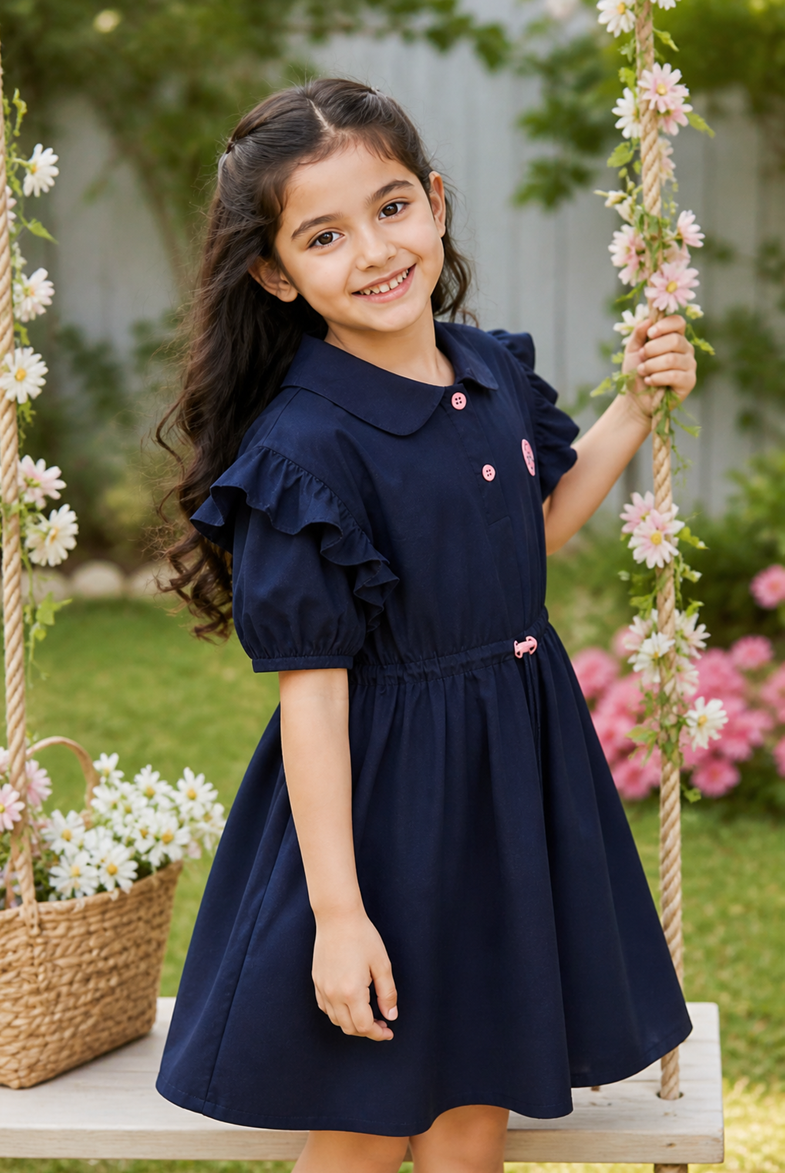 GIRLS NAVY FROCK