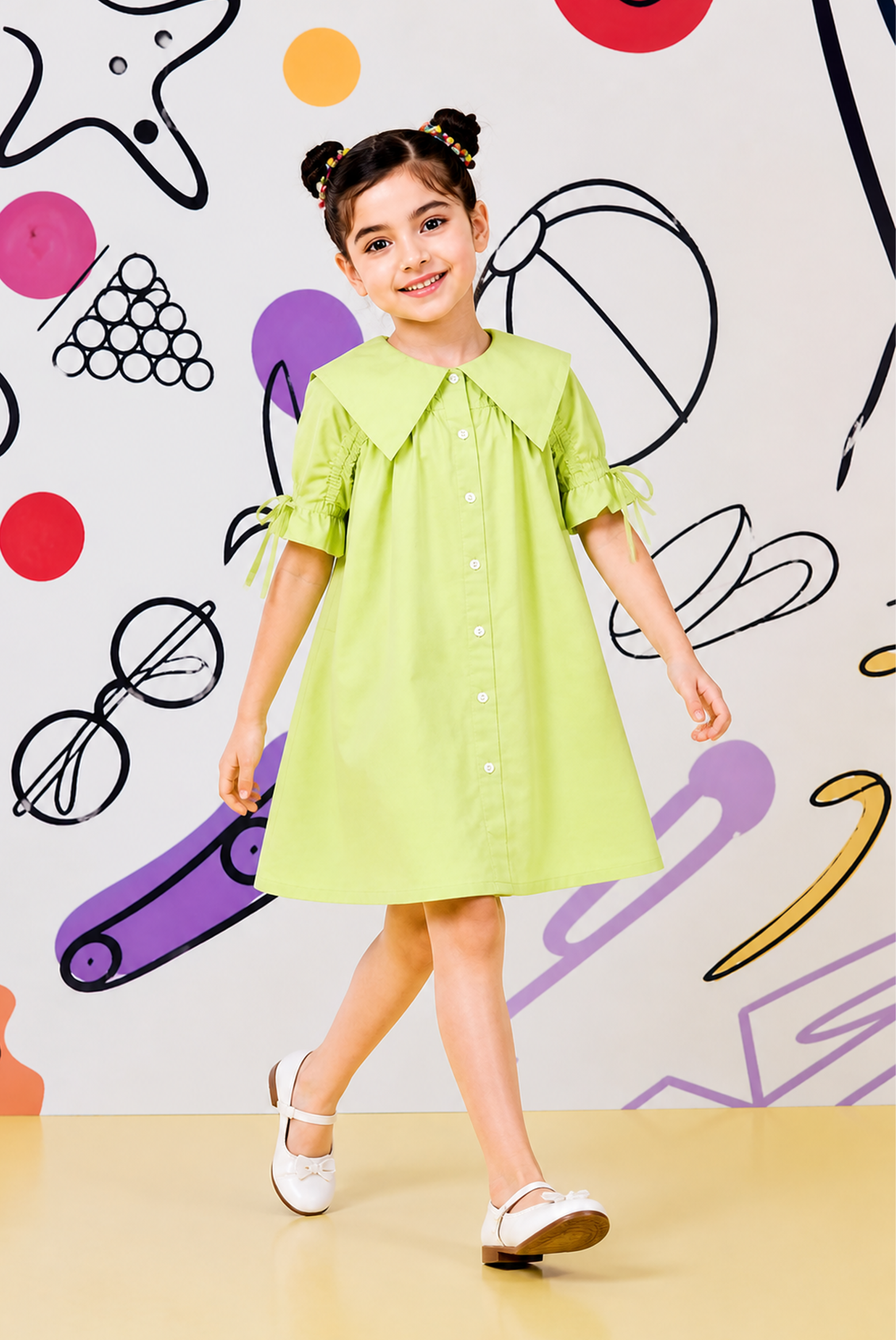 GIRLS YELLOW FROCK