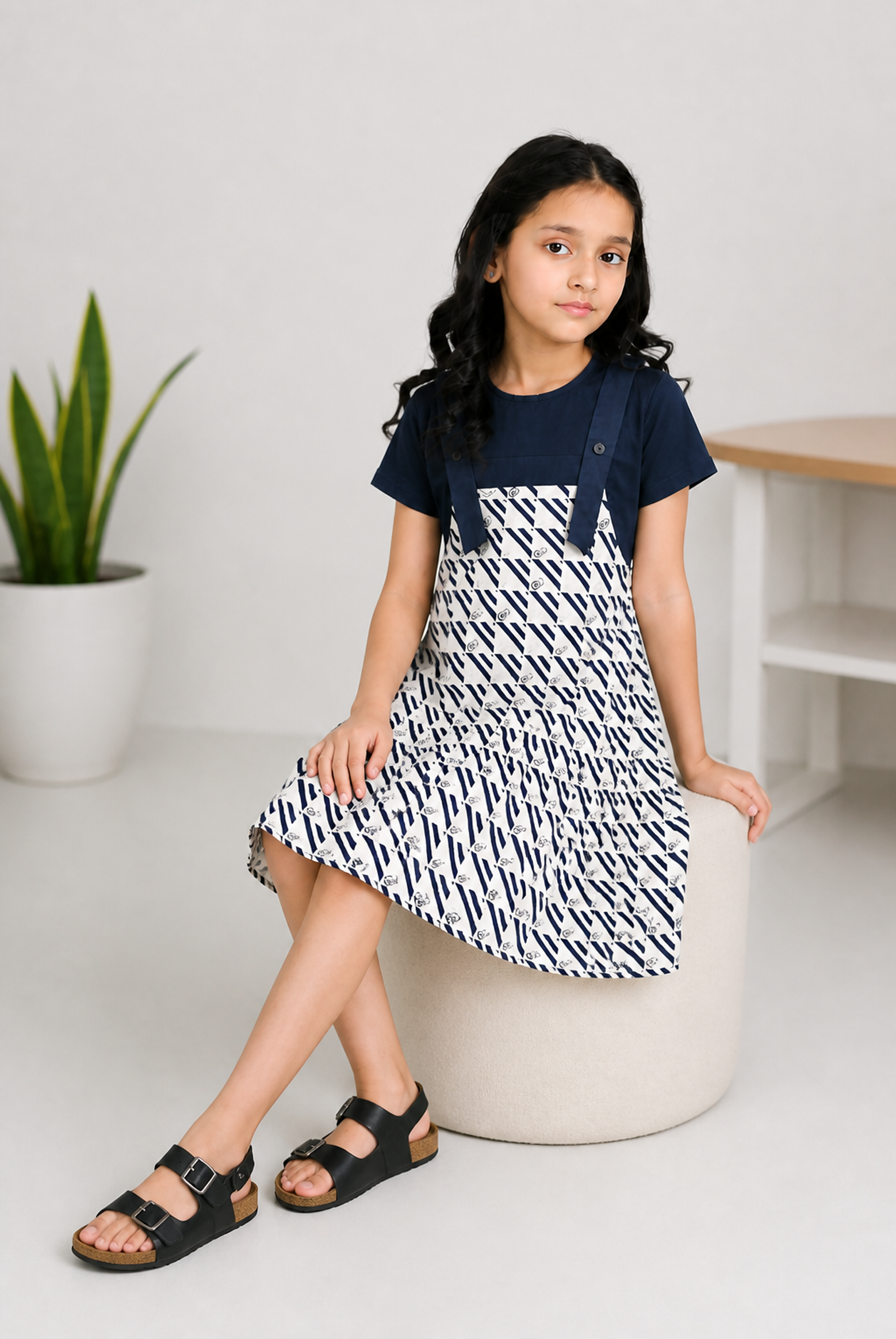 GIRLS NAVY FROCK