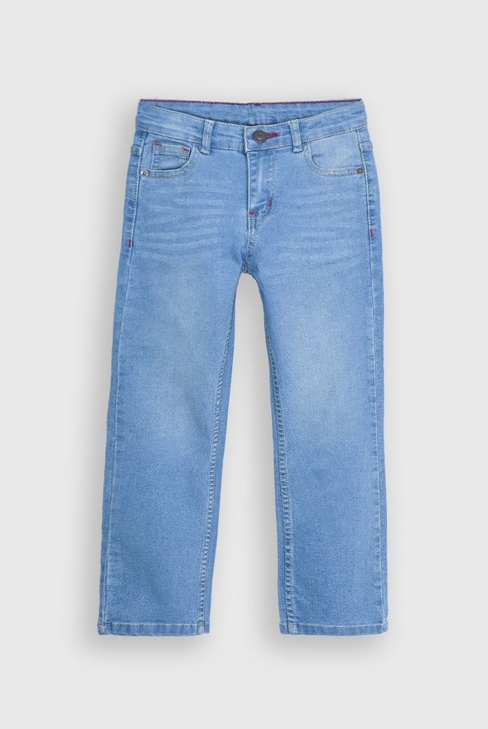 STRAIGHT FIT TINT BLUE DENIM