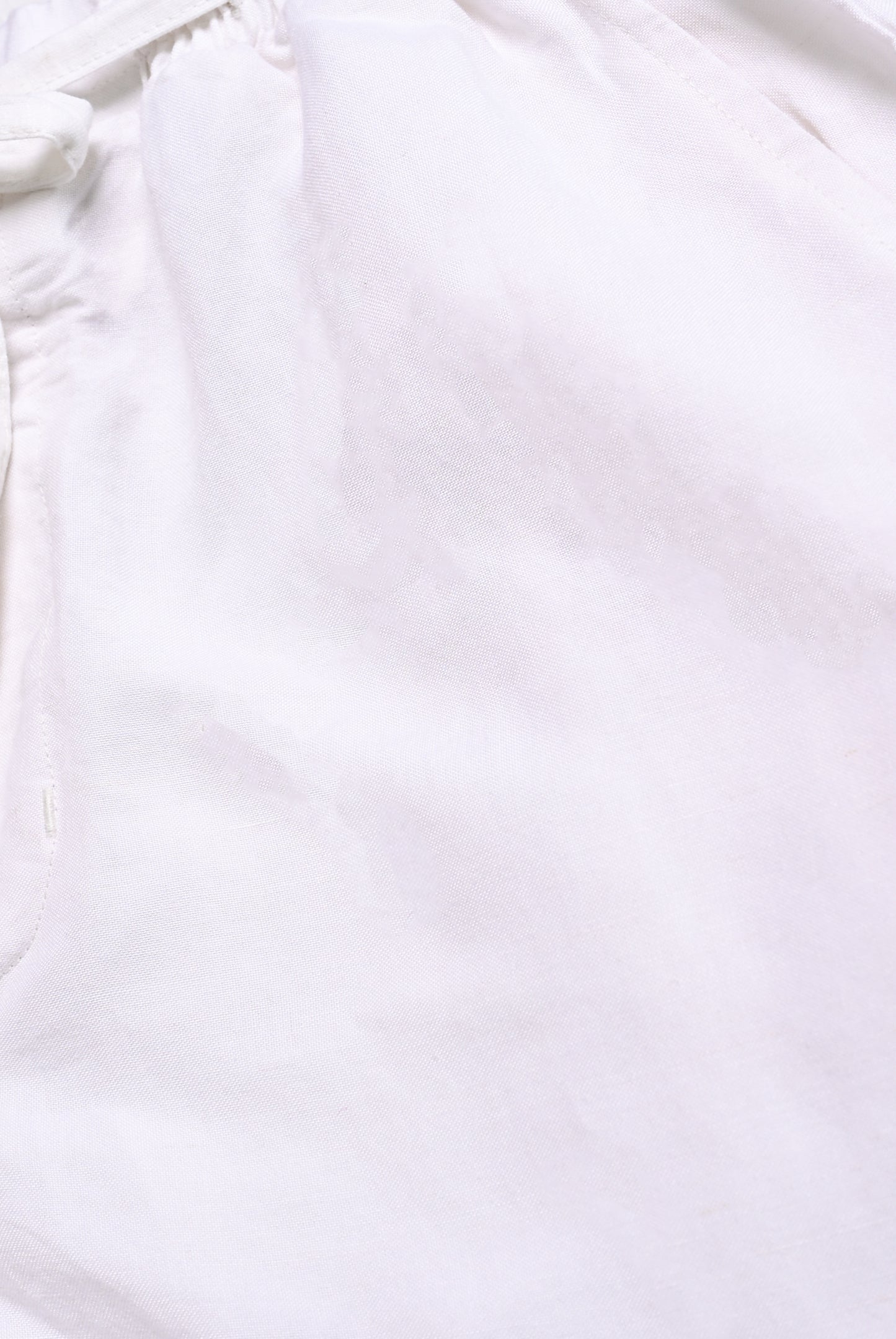 WHITE LINEN TROUSER