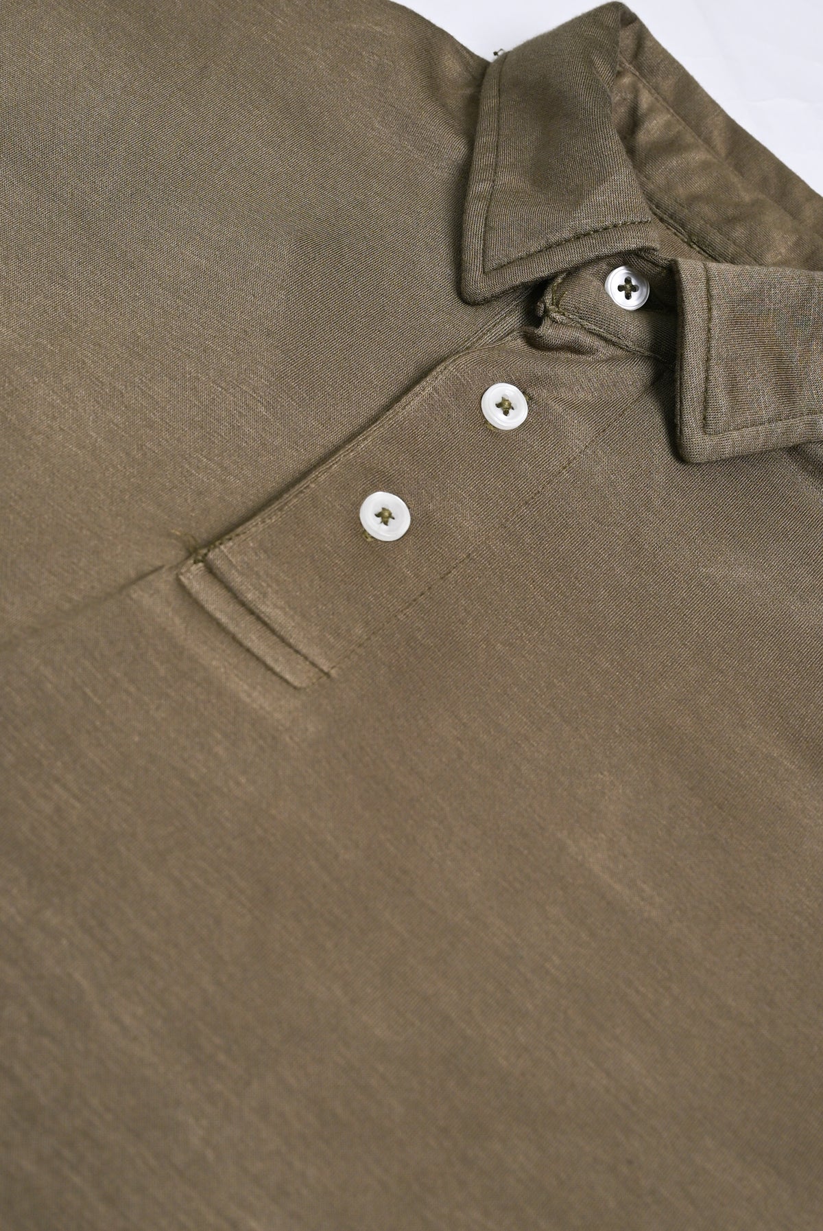 INTERLOCK OLIVE POLO