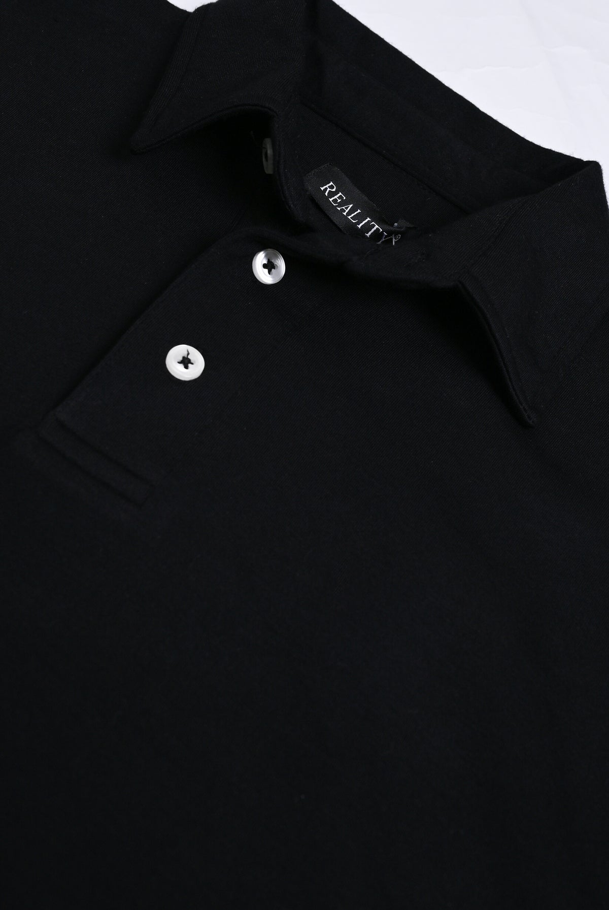 INTERLOCK BLACK POLO