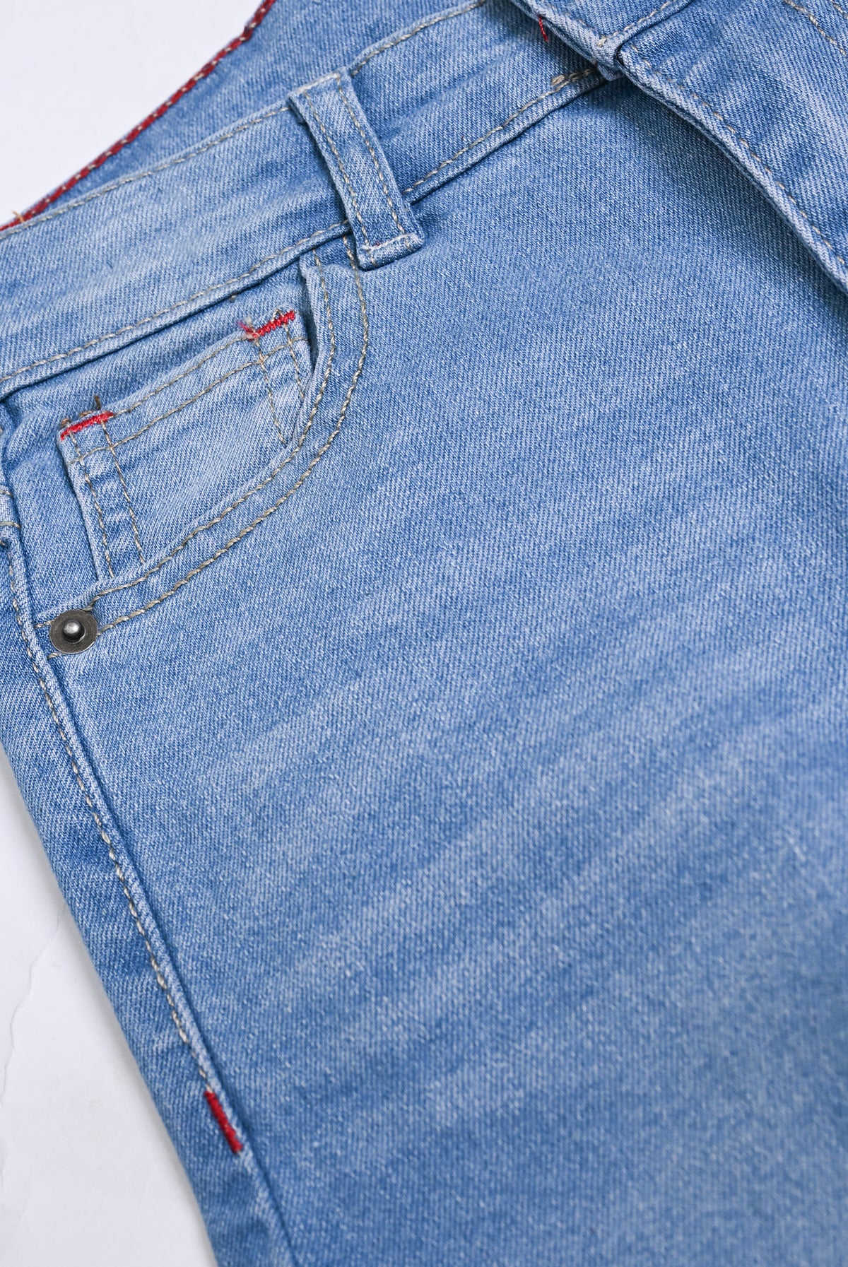 STRAIGHT FIT TINT BLUE DENIM