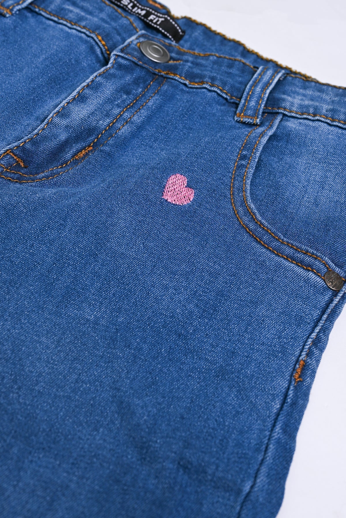 HEART LINES BLUE DENIM