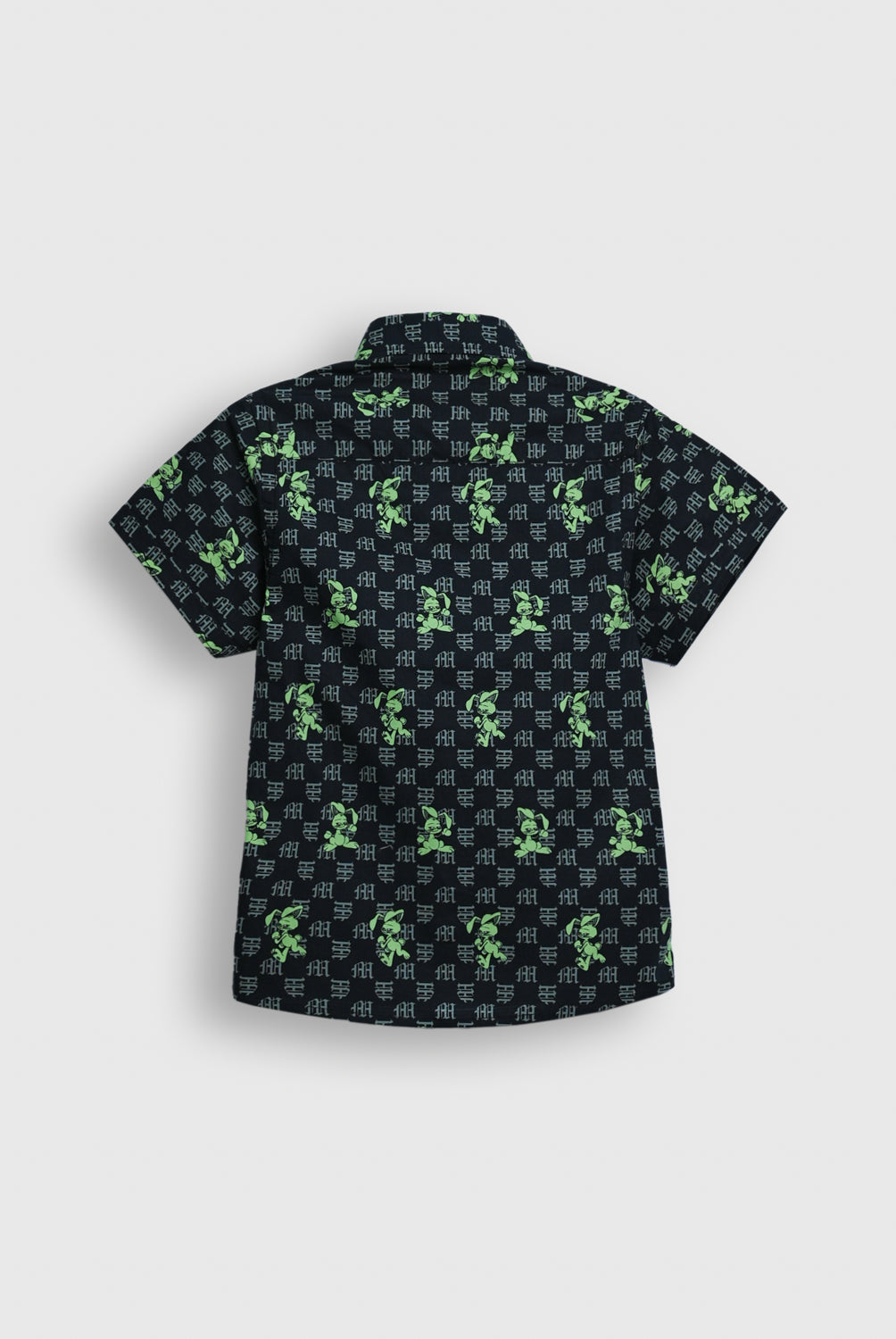 Green Character Print Shirt REALITY