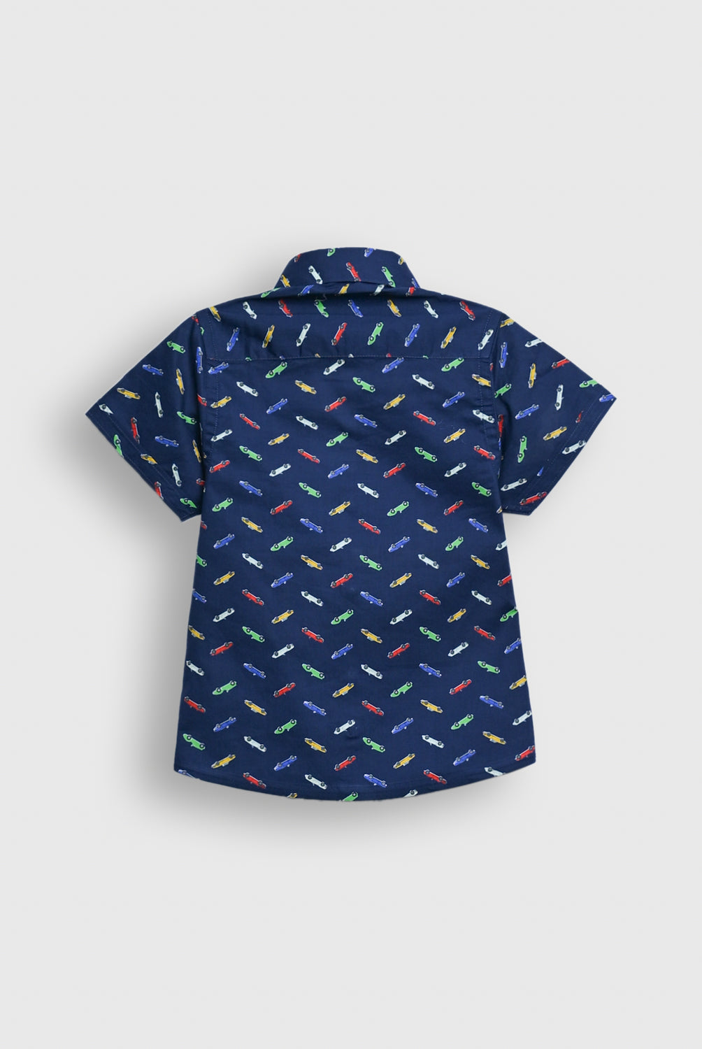 Navy Blue Car Pattern Shirt REALITY