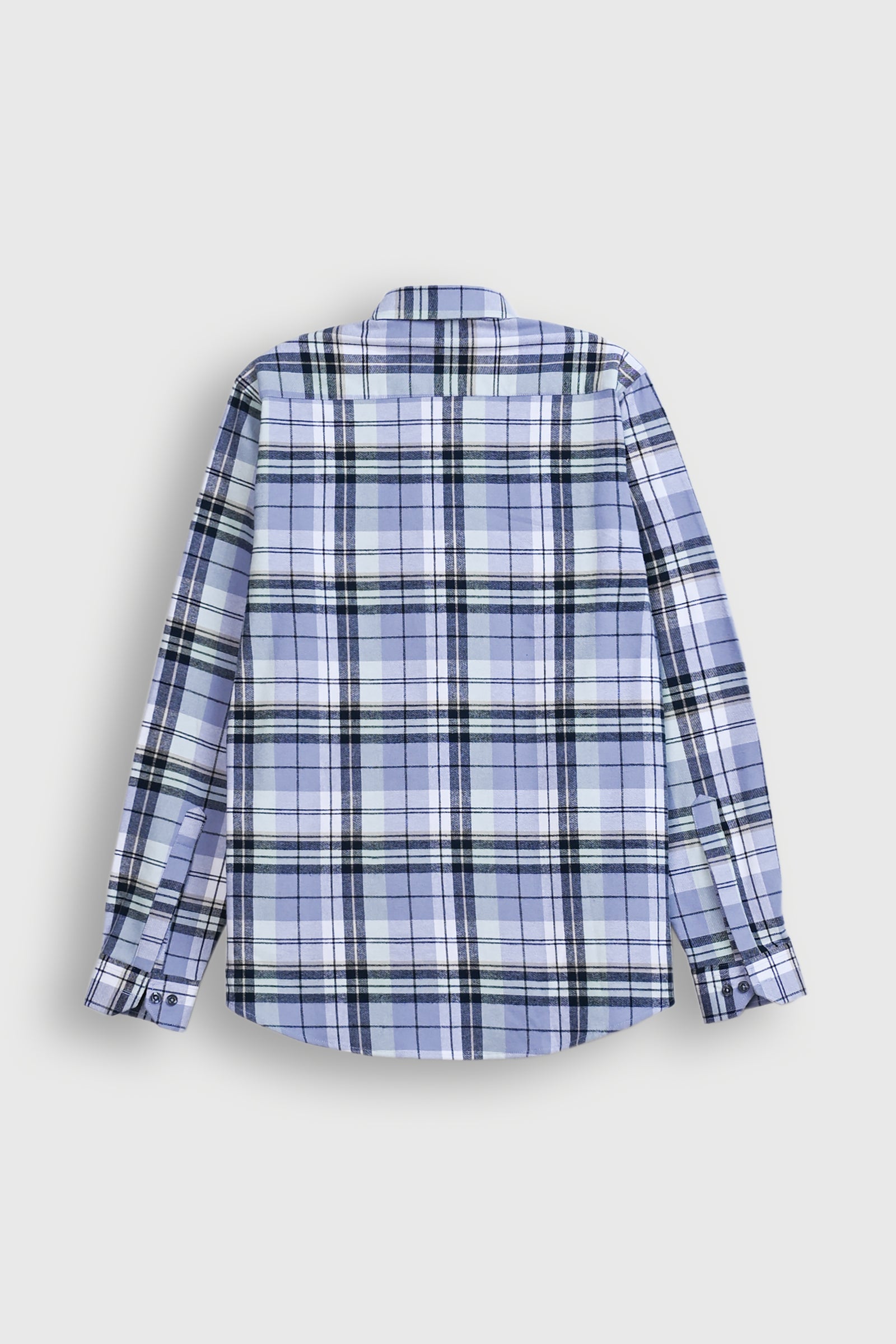 Soft Lilac Plaid Shirt Reality