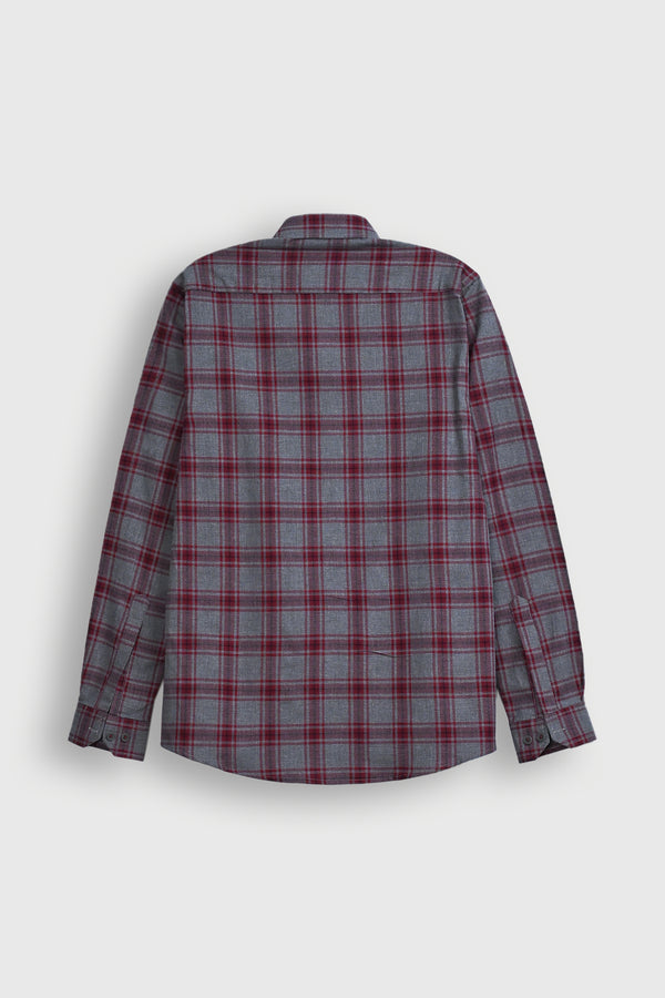 Crimson Check Utility Shirt Reality