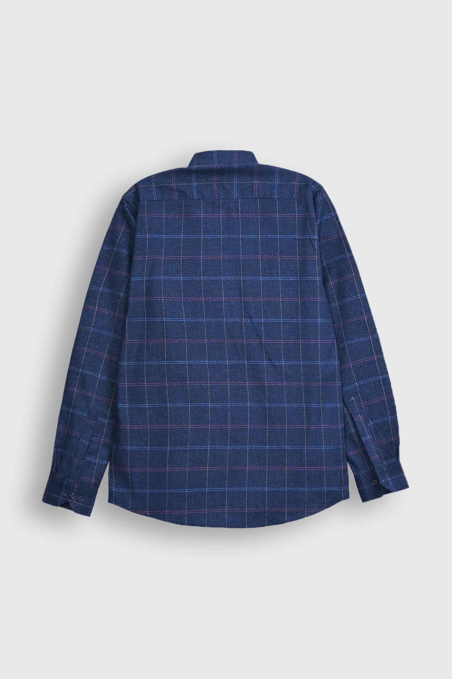 Navy Pink Grid Shirt Reality
