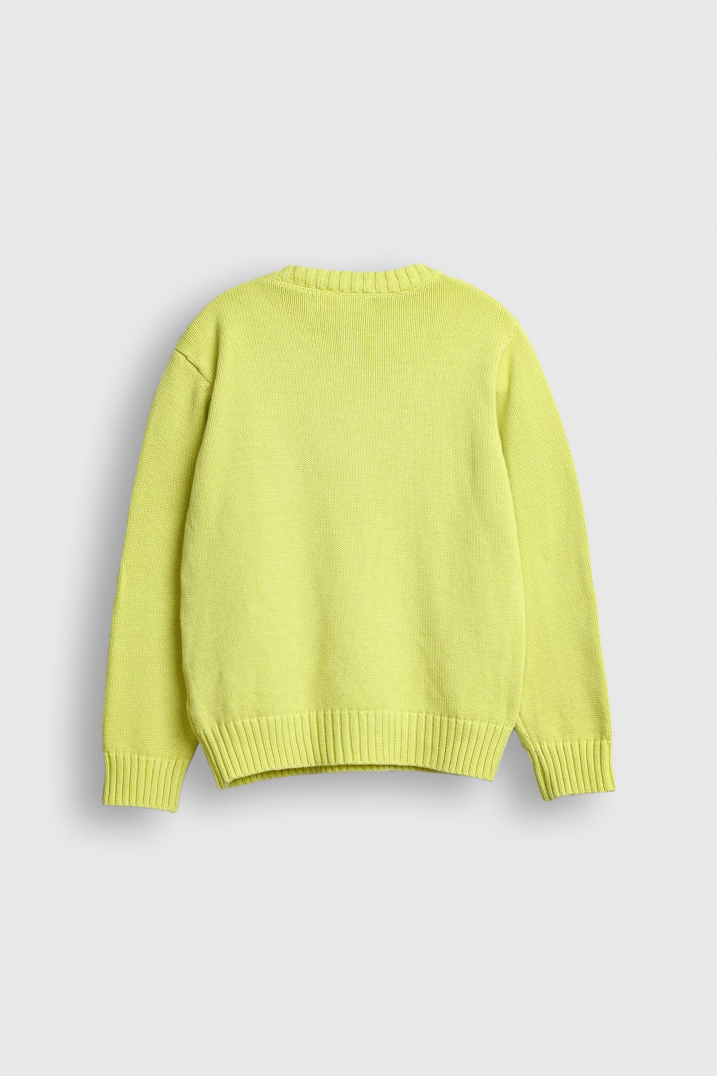 Beileidi Bright Knit Pullover – Lime Pop Reality