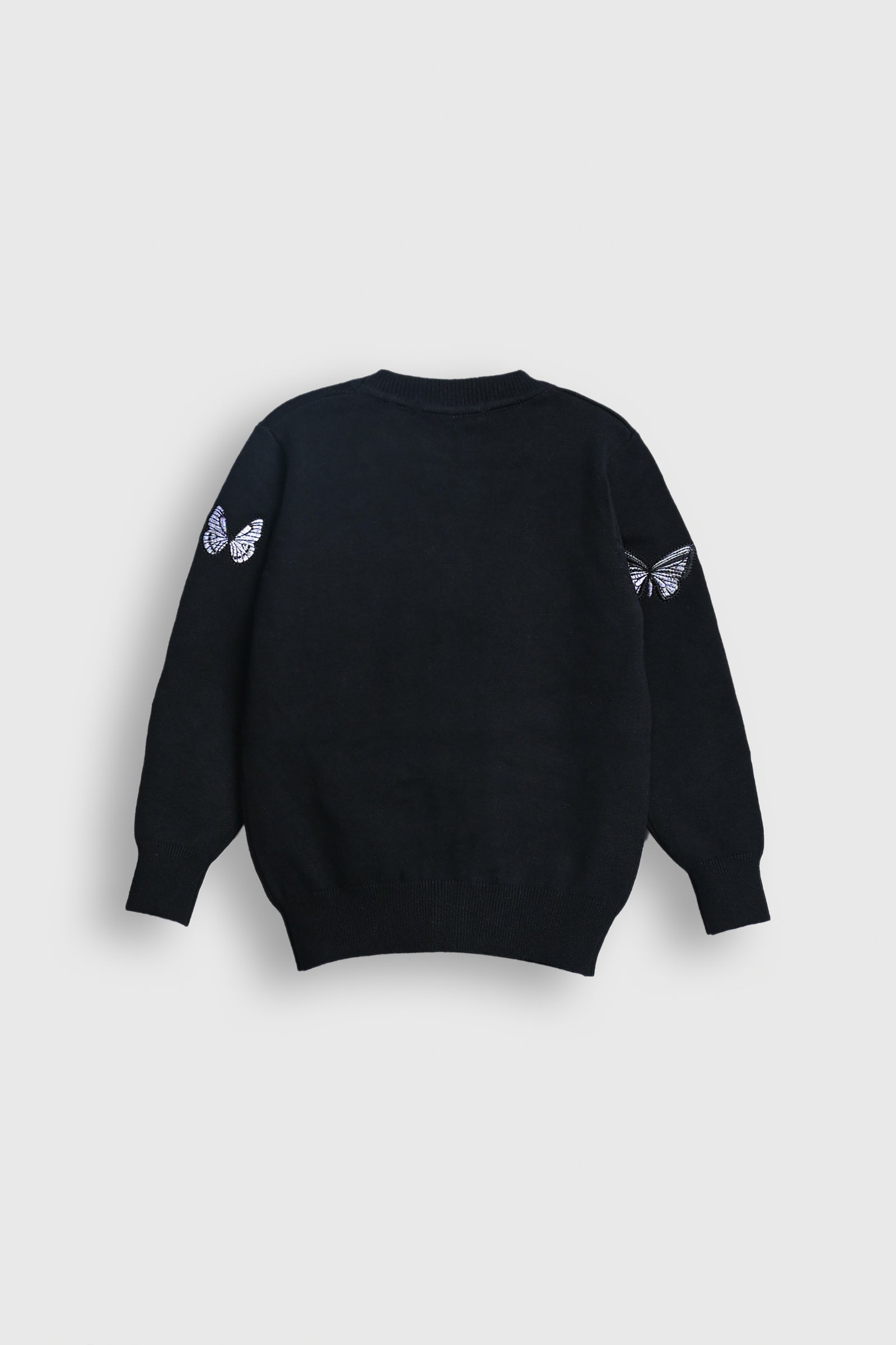 Midnight Flutter Button-Up Cardigan Reality