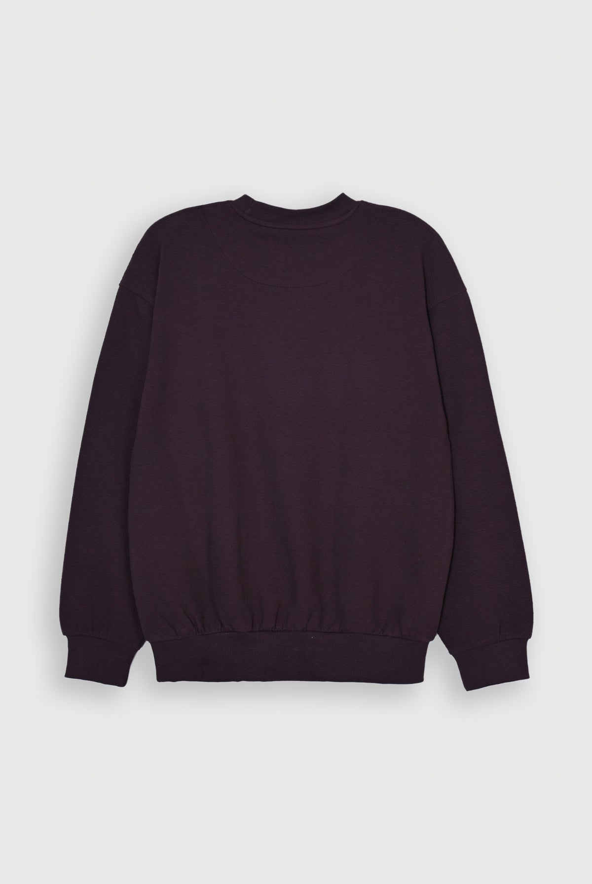 MEN TEXTURED CHOCLATE SWEATSHIRT REALITY