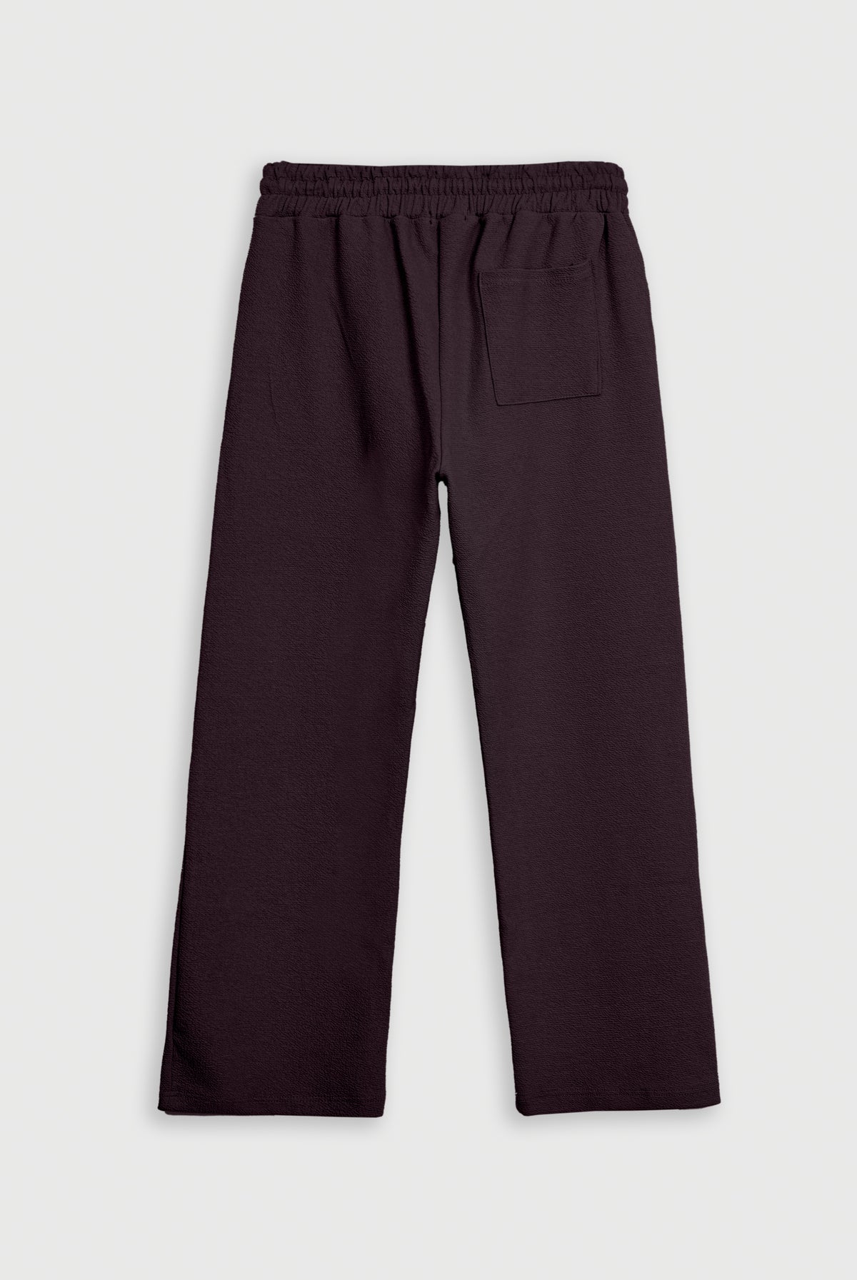 MEN DENIM FLEECE CHOCLATE TROUSER