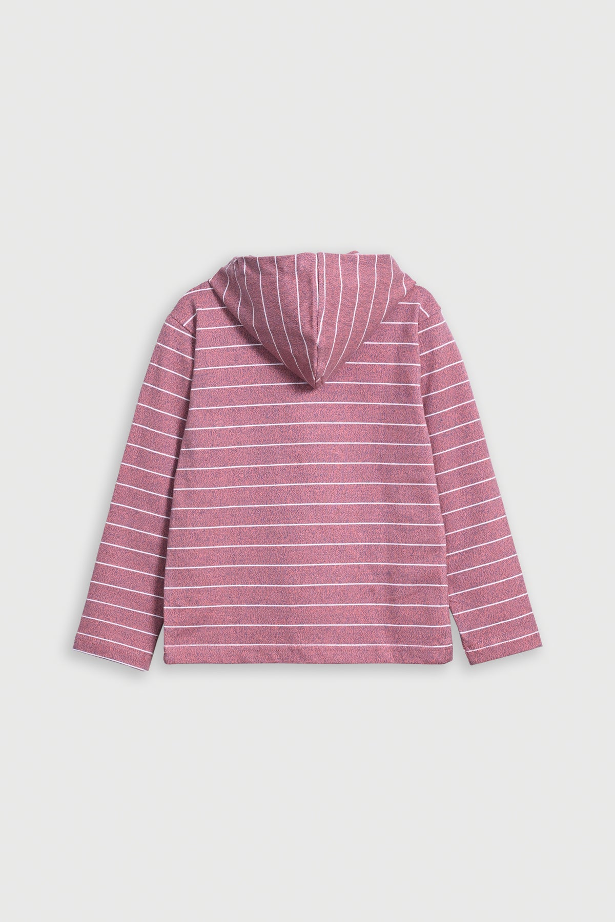 BOY YARN DYED TEA PINK HOODIE Reality