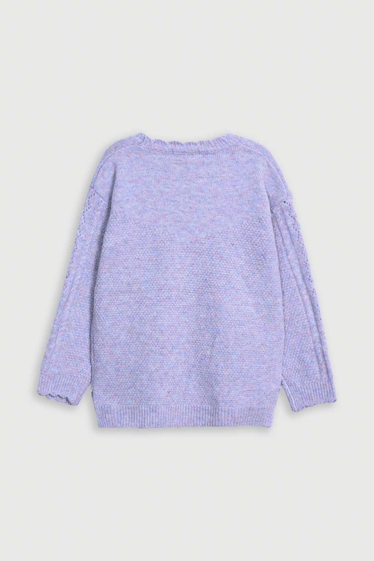 GIRL LIGHT PURPLE SWEATER Reality