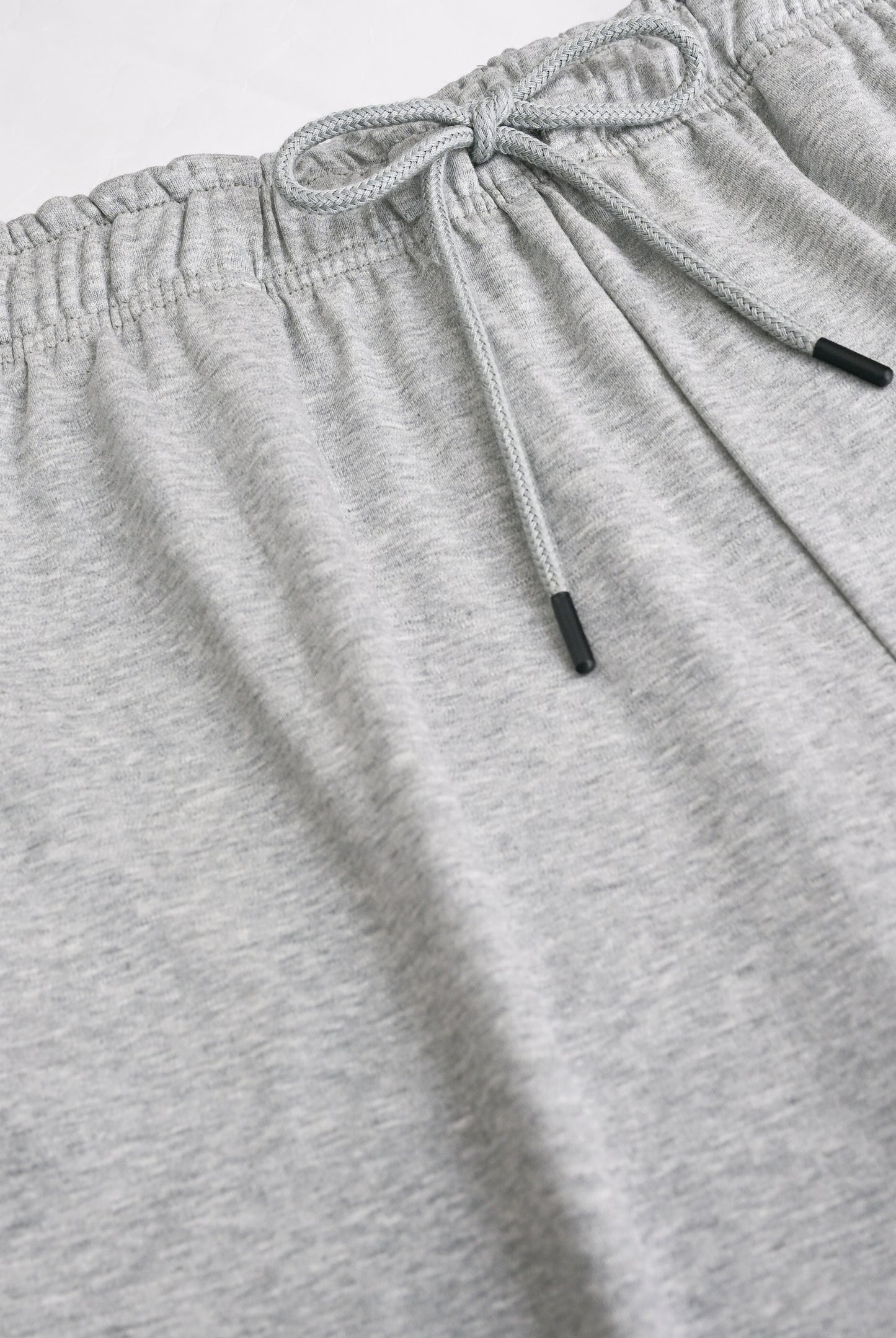 SOLID COTTON GRAY SHORTS Reality