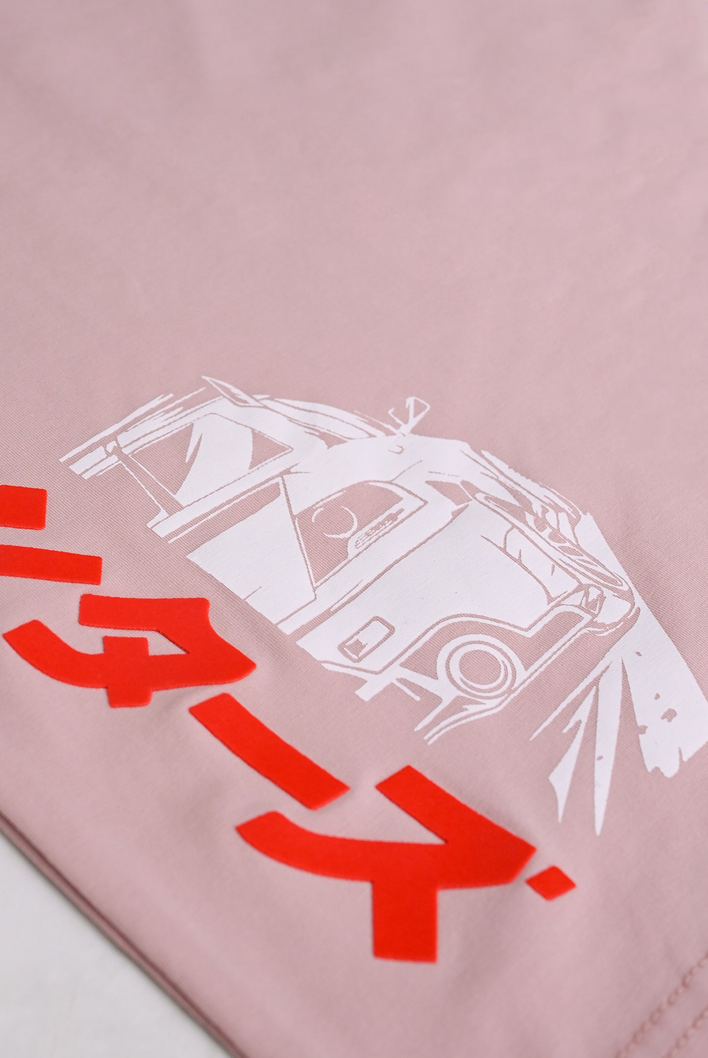 PINK LYCRA JERSEY MOTO GRAPHIC TEE Reality