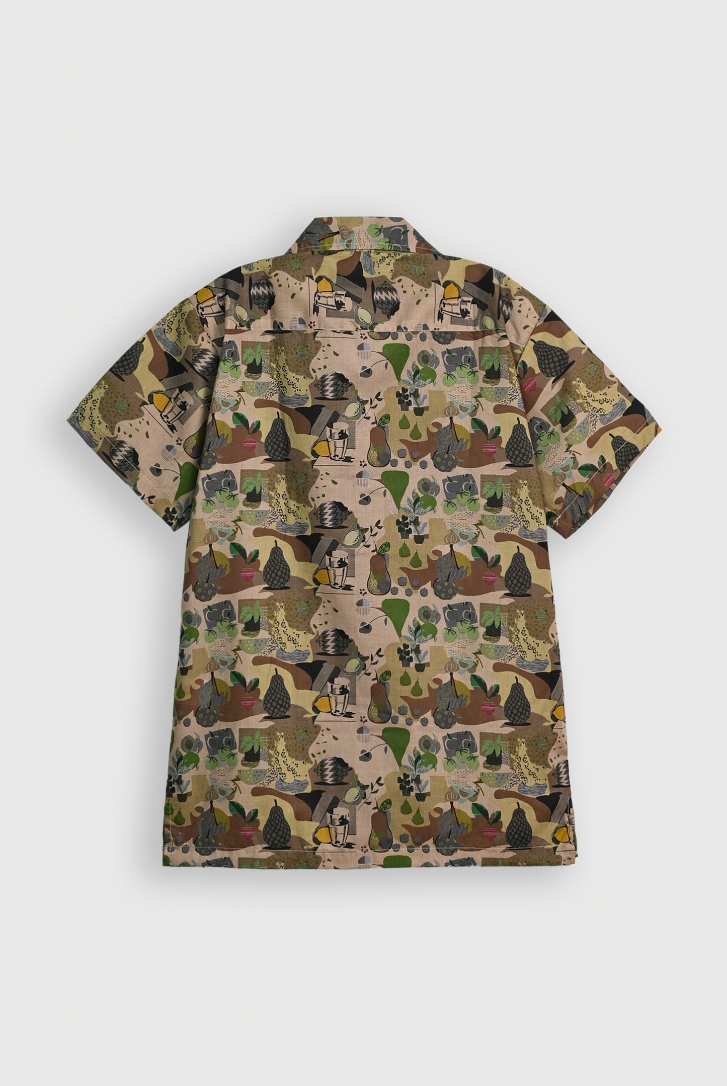 COAT COLLAR KHAKI CASUAL SHIRT Reality