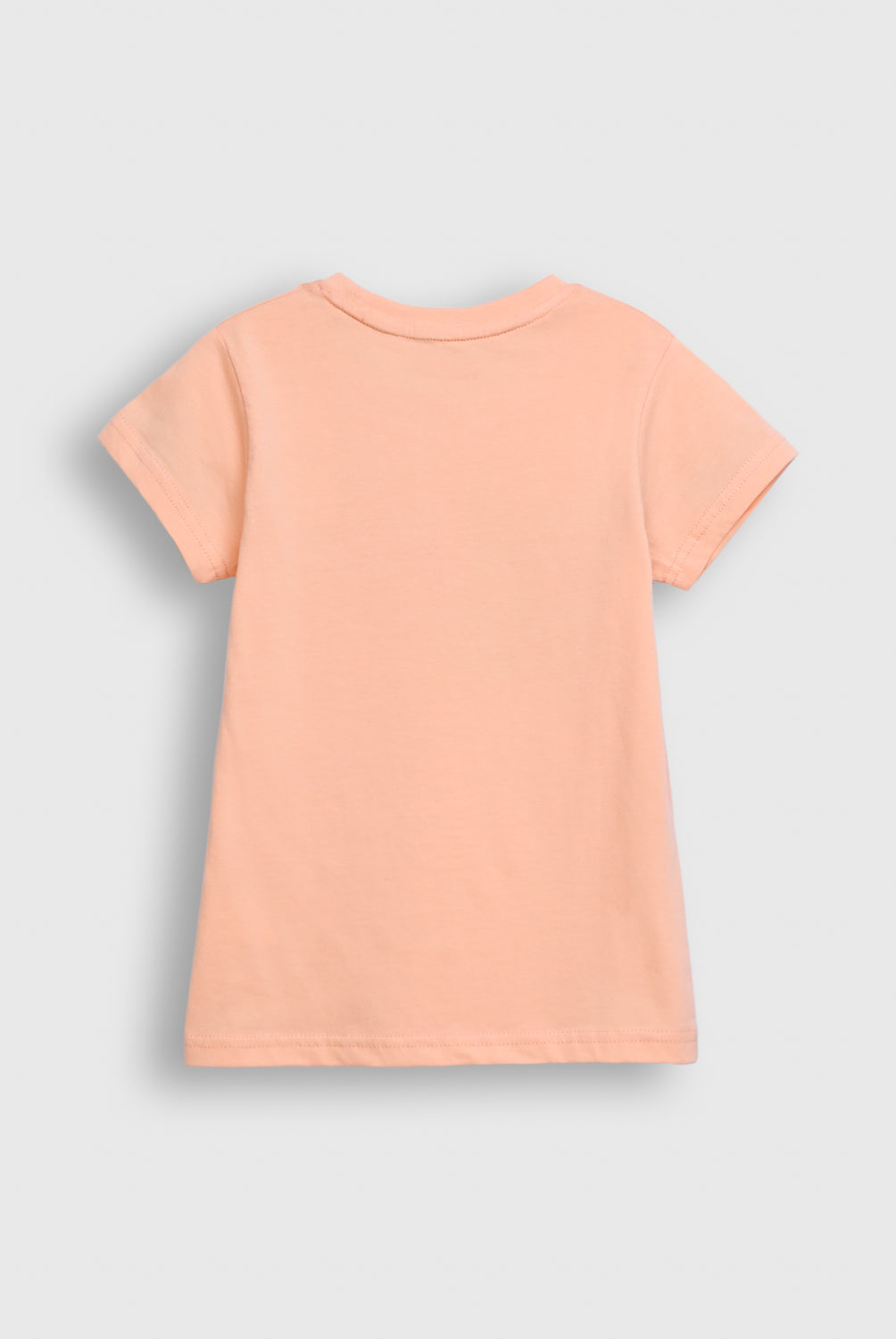 Girls' Peach T-Shirt with Chip 'n Dale Bunny Print – Cartoon Style Reality