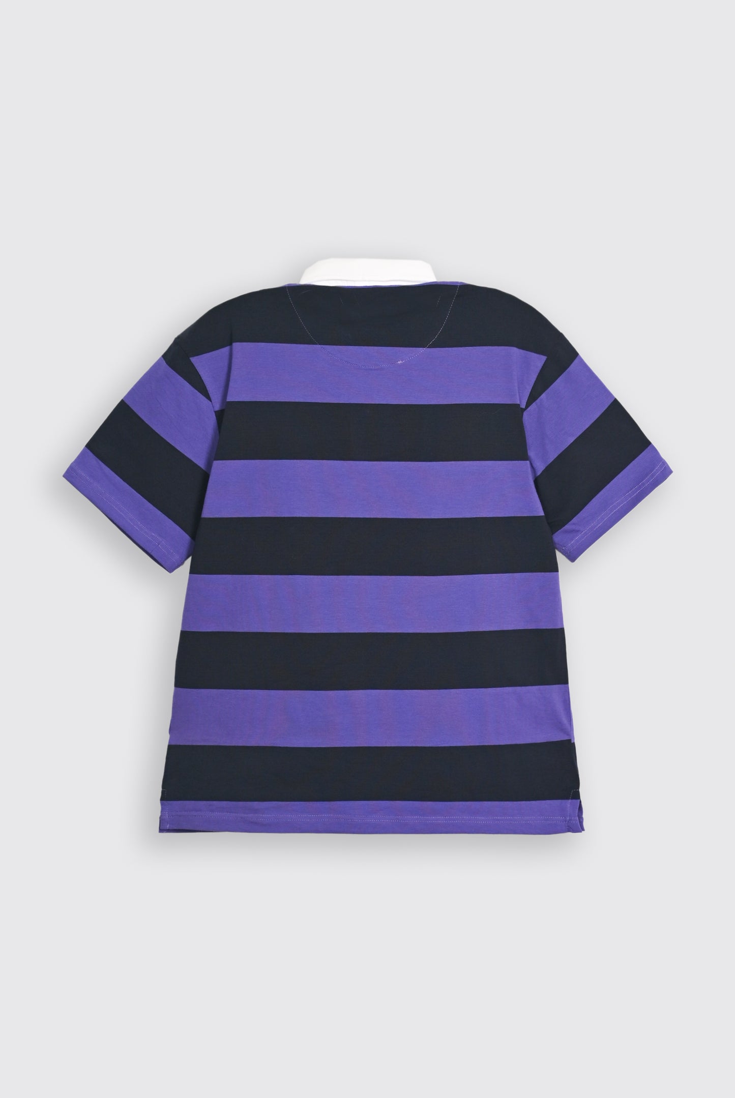 TWILL COLLAR YARN DYED pruple POLO