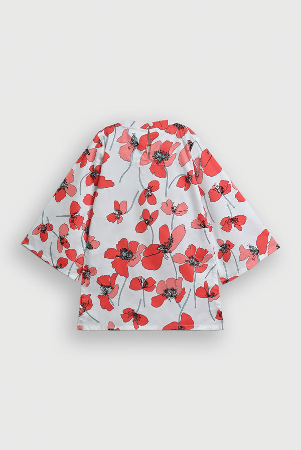 RED ETHNIC POP CO-ORD SET Reality