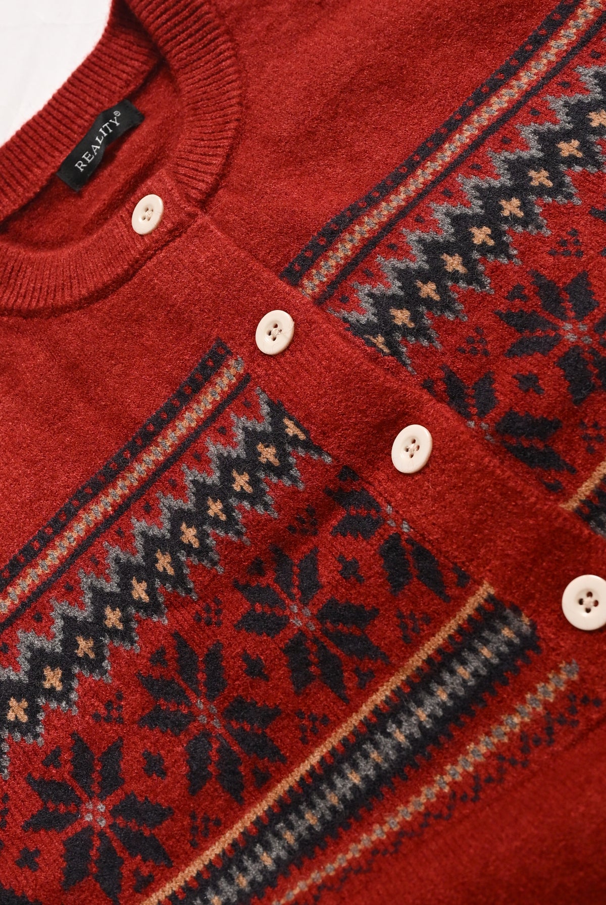 RUST SWEATER Reality