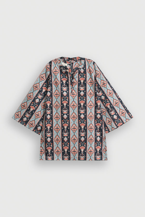 NAVY ETHNIC POP CO-ORD SET Reality