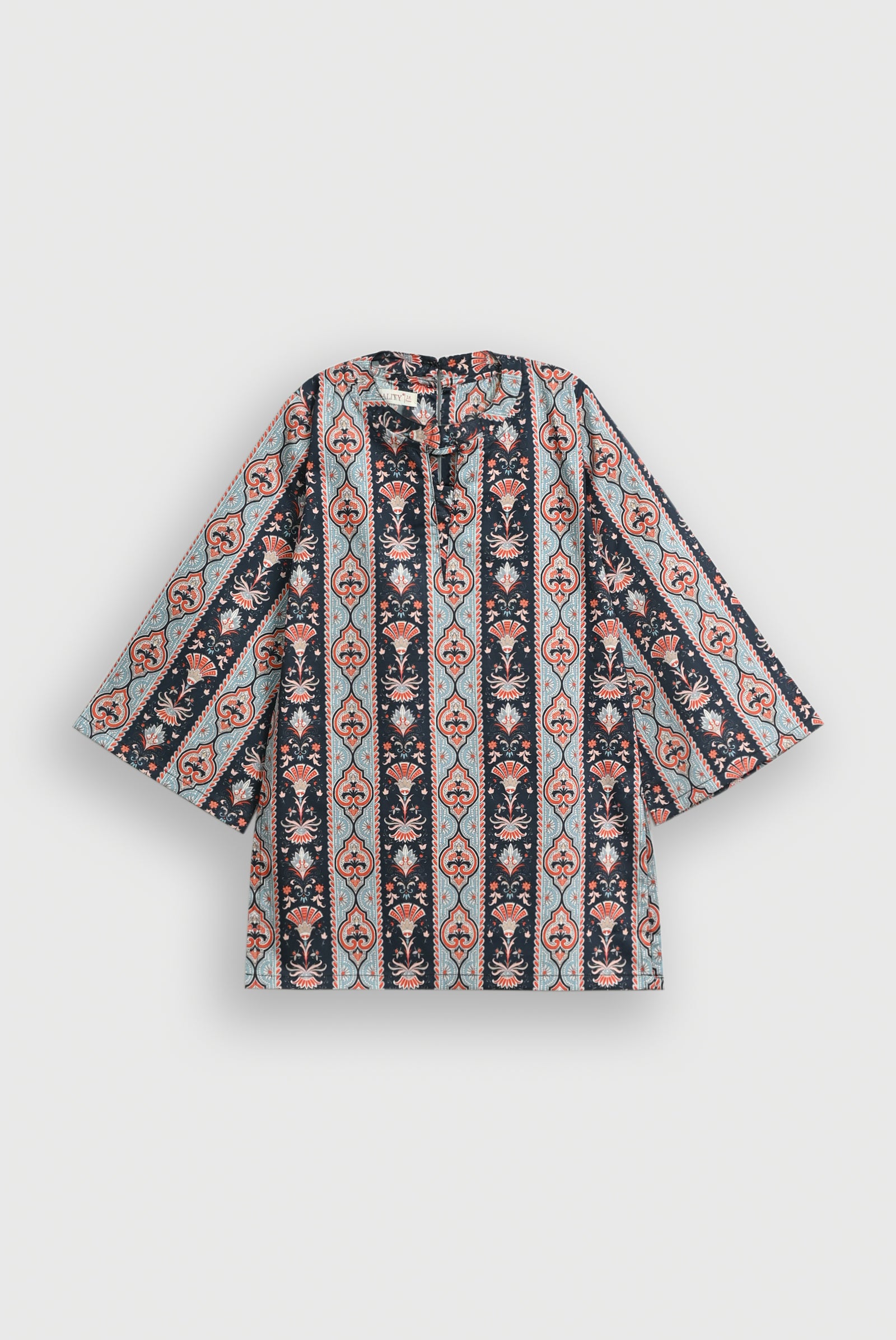 NAVY ETHNIC POP CO-ORD SET Reality