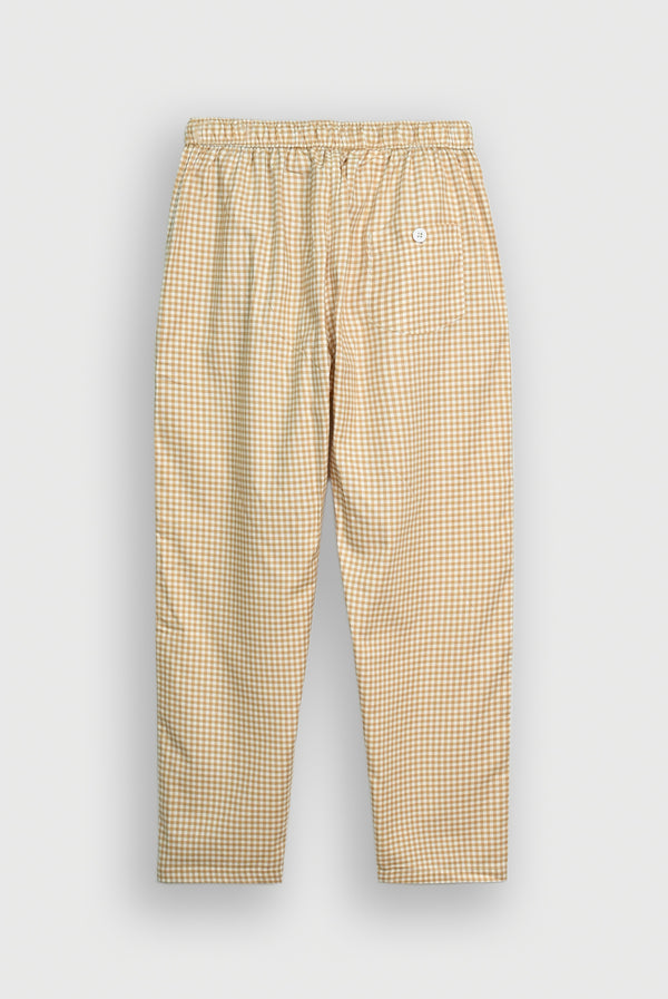 YELLOW CHECK TROUSER Reality