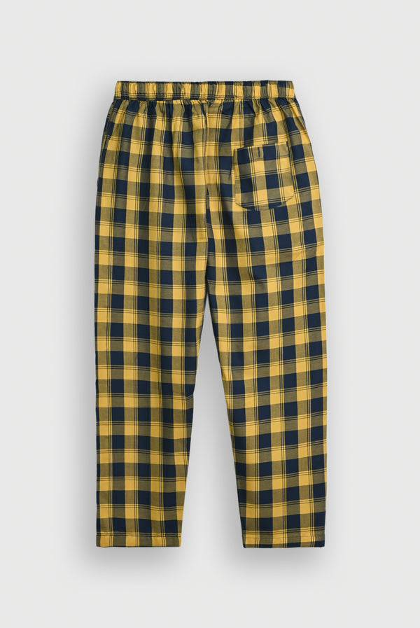MUSTARD CHECK TROUSER Reality