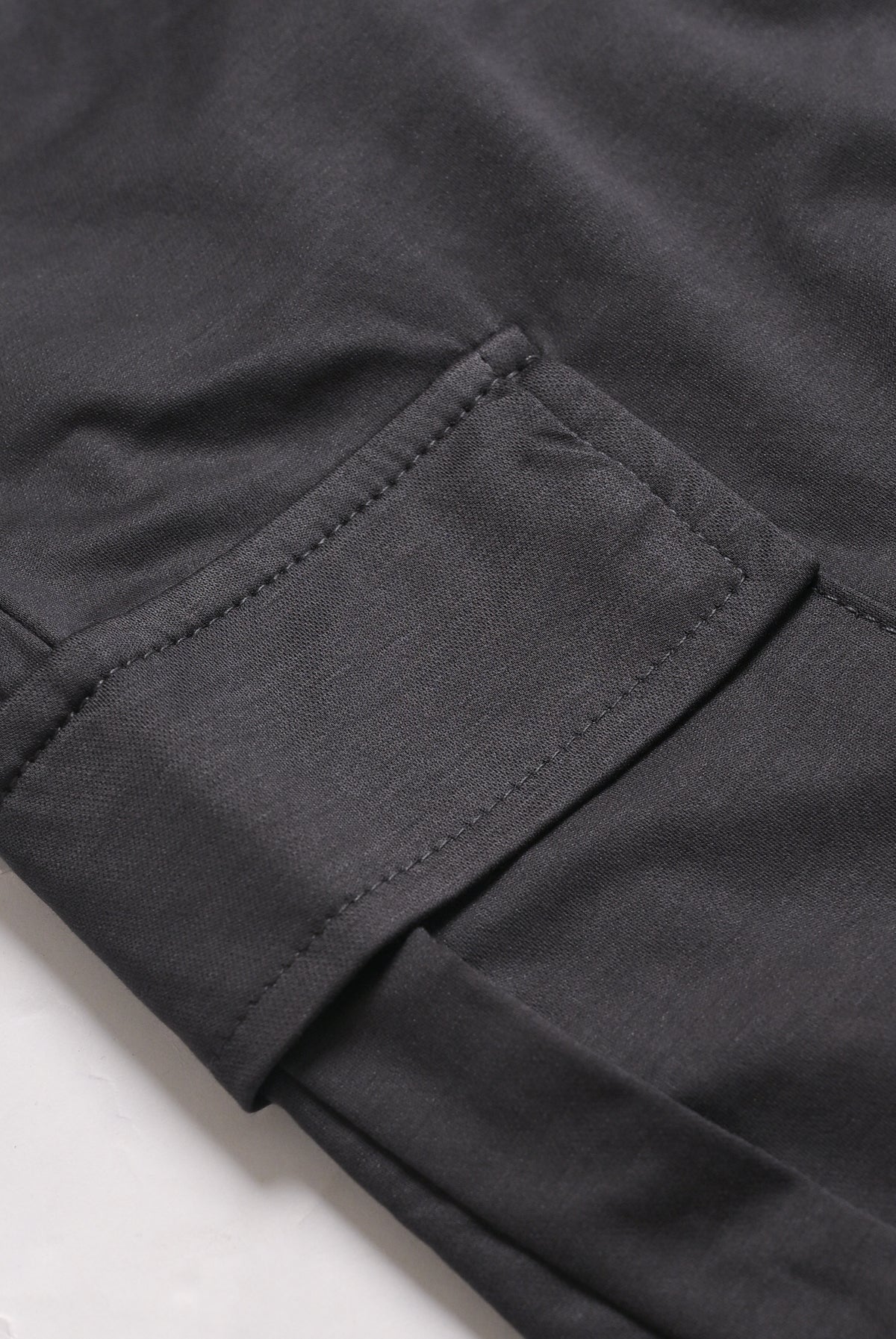 SIX POCKET DARK GRAY TROUSER Reality