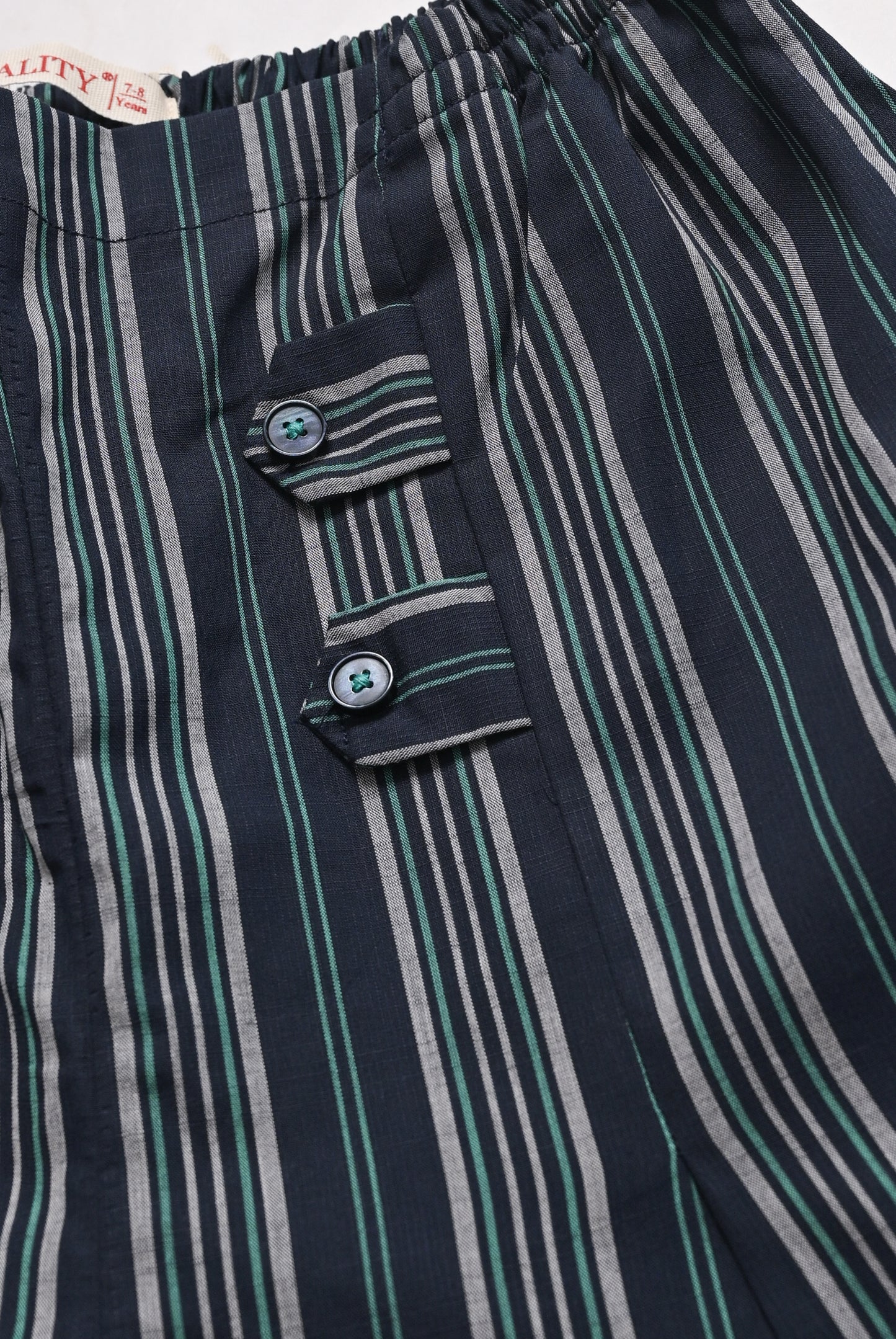 STRIPED navy CO-ORD SET