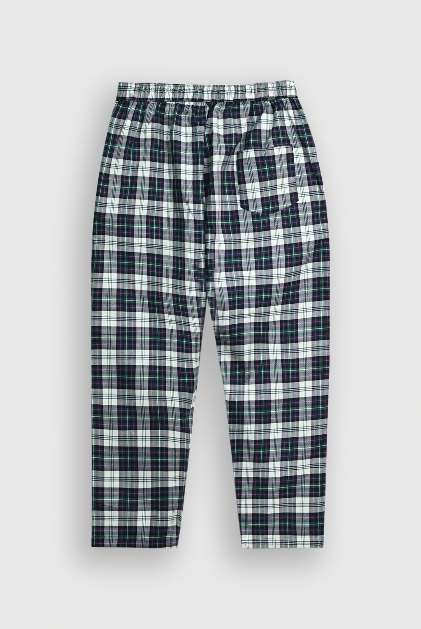 WHITE CHECK TROUSER Reality