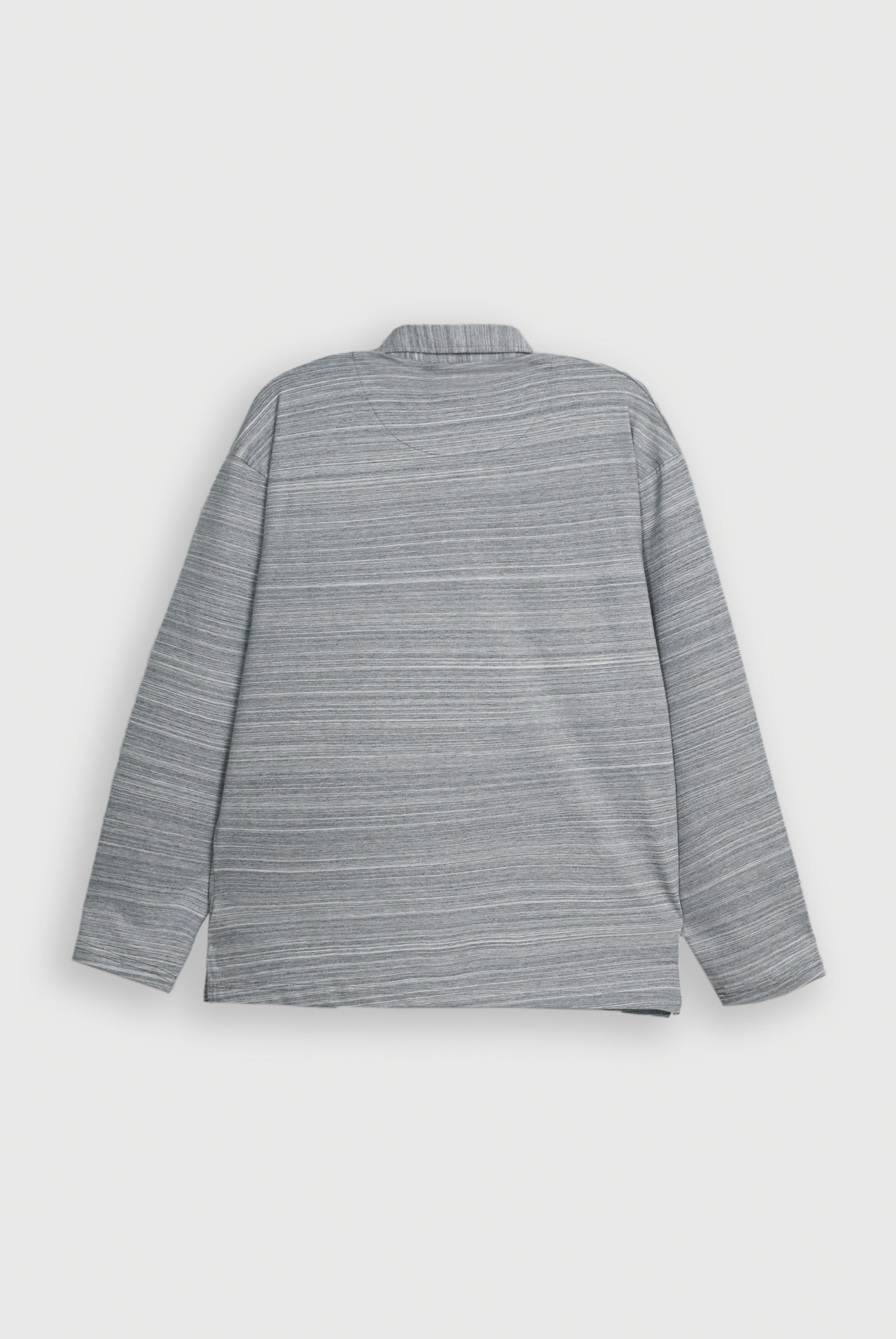 MELANGE GRAY POLO