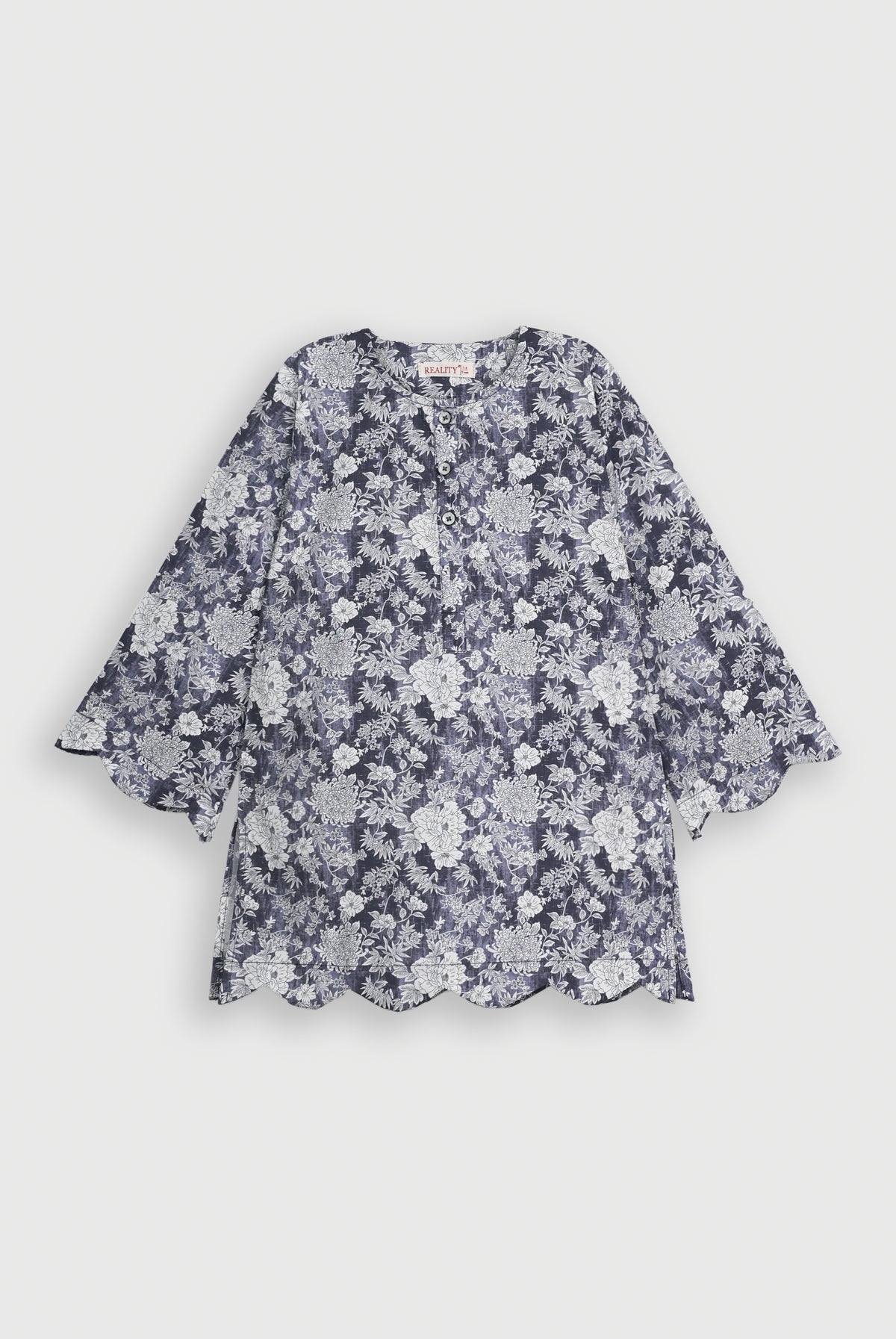 BLACK FLORAL GRAY CO-ORD SET Reality